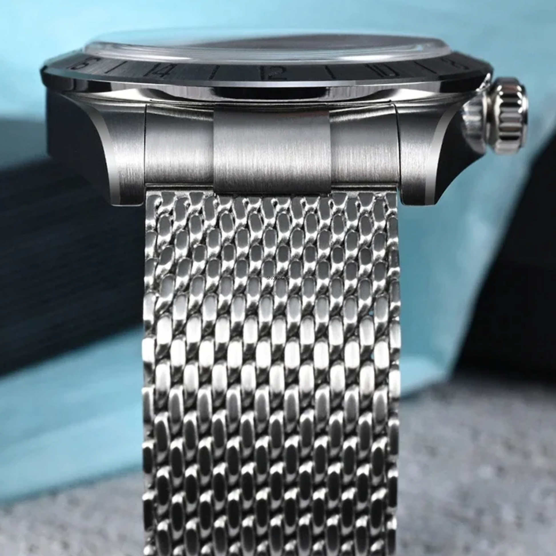 San Martin New 39mm GMT Watch Luxury NH34 SN0135 - Black