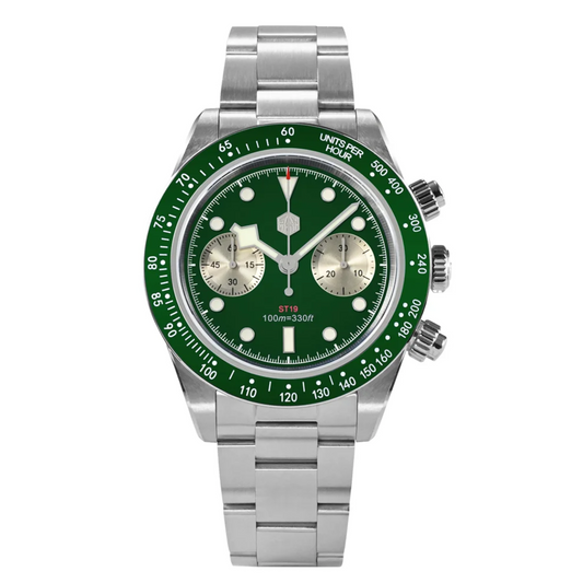 San Martin Panda BB Chronograph Retro Men Watch SN052-G-JS