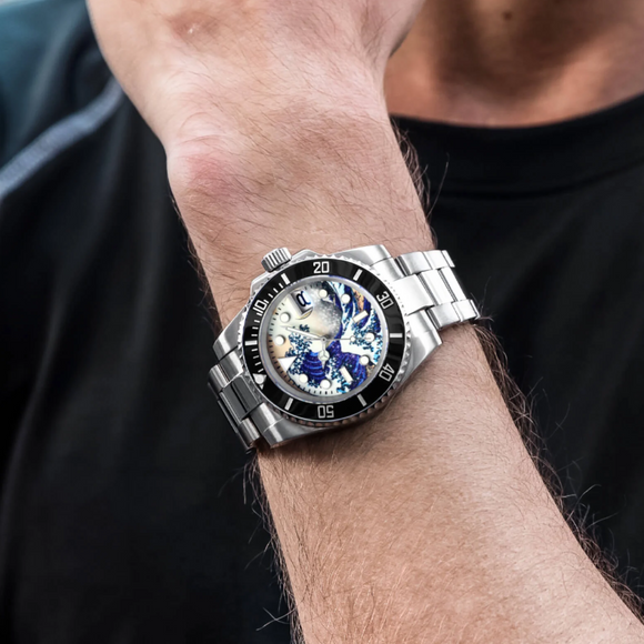 ADDIESDIVE Kanagawa Men's NH35A Movement Automatic Dive Watch（H3AC-Surf）