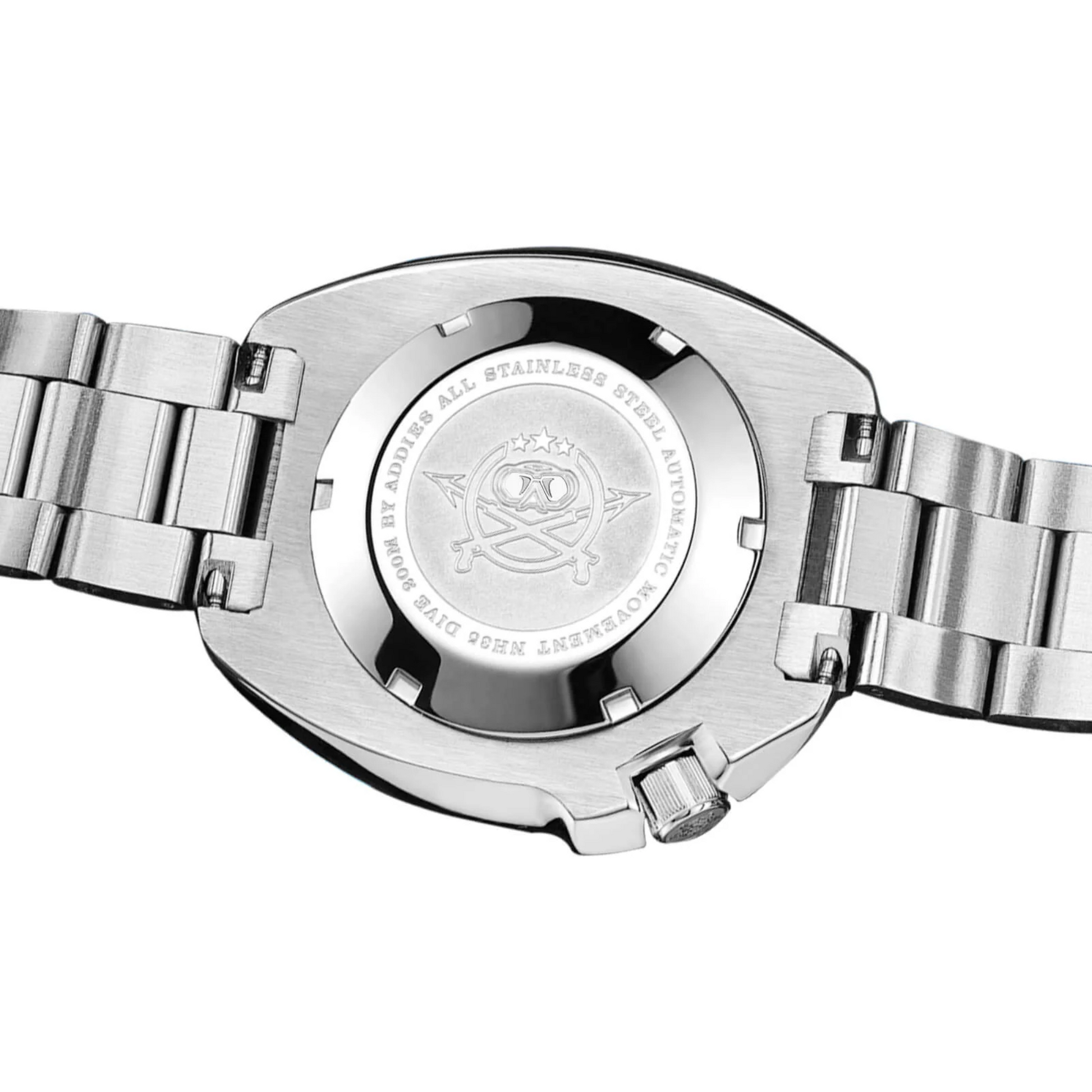 ADDIESIVE Diving Watch Synthetic Sapphire Crystal Luminous Dial 200M H8-Surf