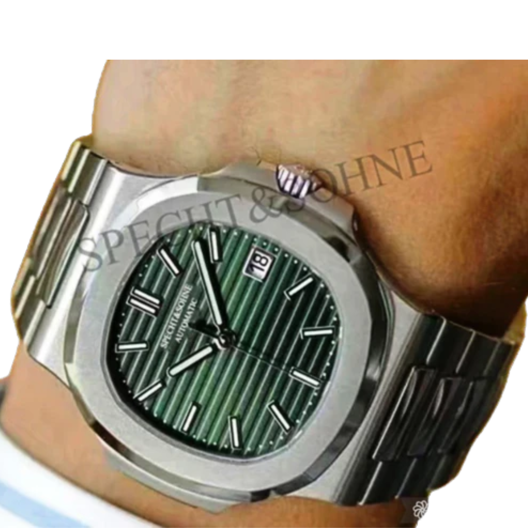 Specht&Sohne Mens Luxury Icon with Automatic movement - Icon Green