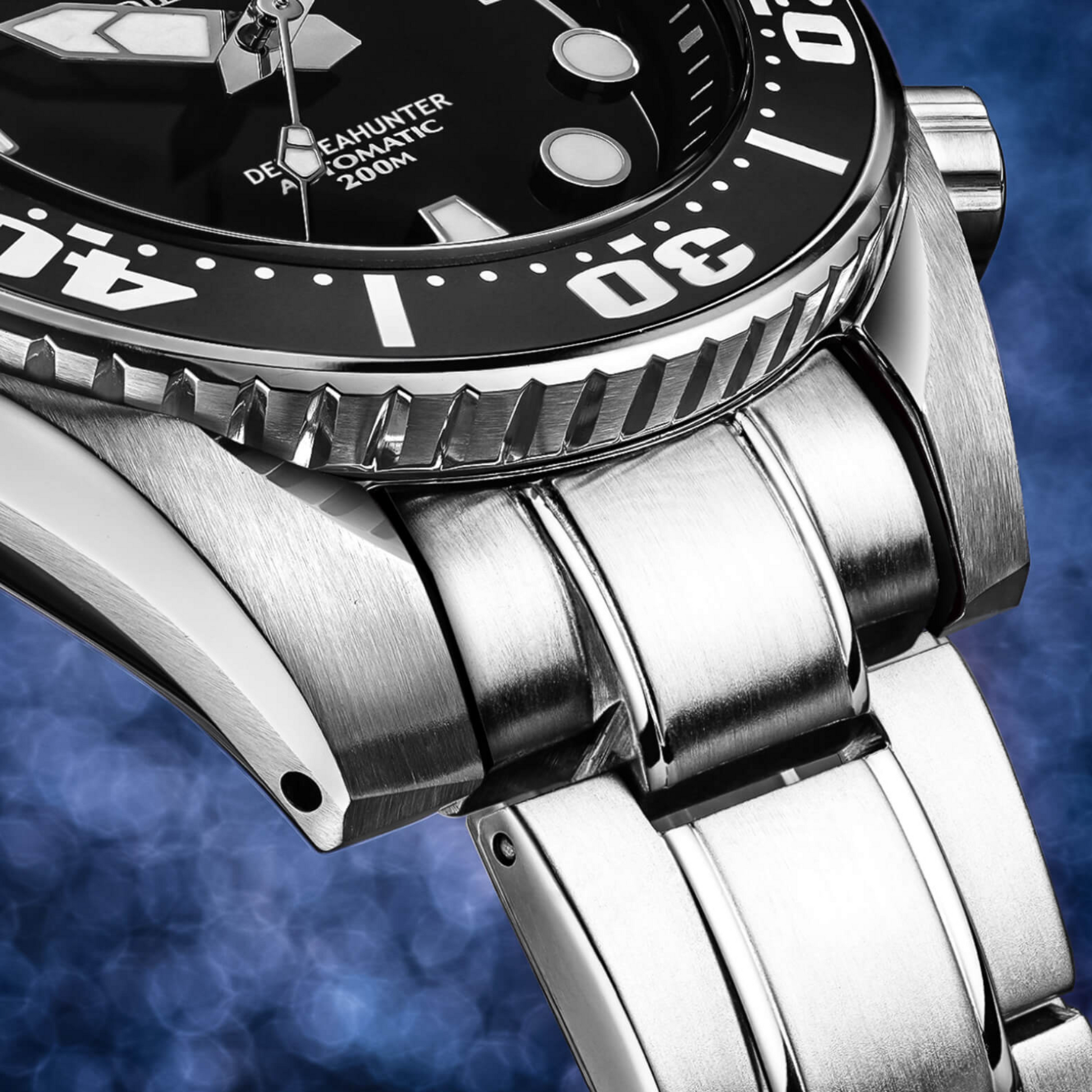 ADDIESDIVE® Sumo Green Professional Dive Watch for Men 44.5mm (MY-H10) - Black