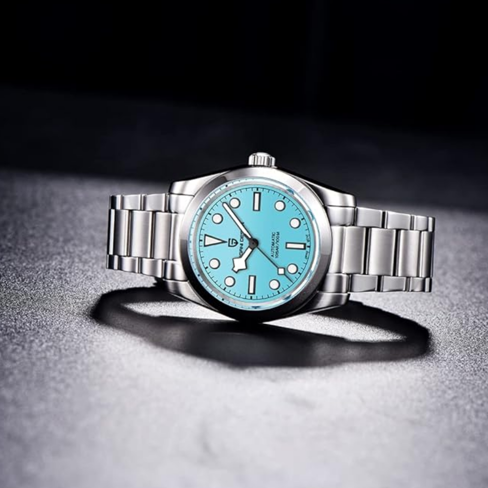 Pagani Design PD-1716 36MM Snowflake Hands with Seiko NH35 Automatic Movement - Sky-Blue Dial