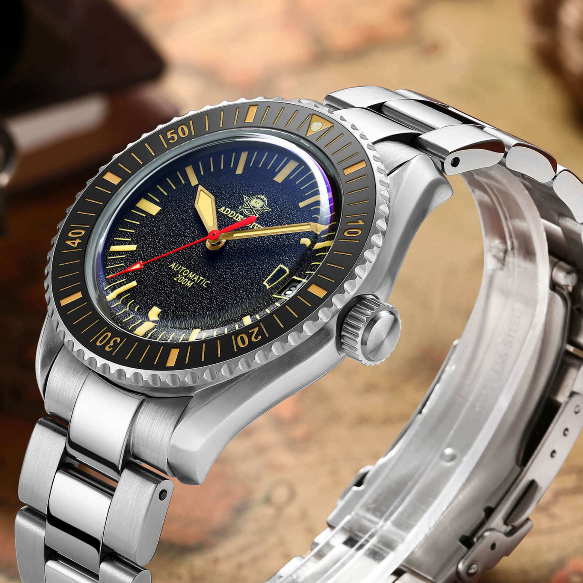 ADDIESDIVE® Scuba Vintage Men's Automatic Divers Watch （AD2105）