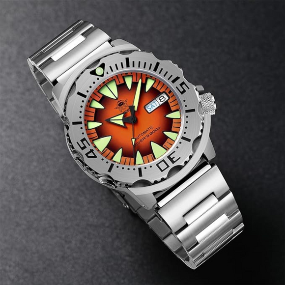 ADDIESDIVE® Monster Men's Diver Automatic Watches (AD2103) - Orange