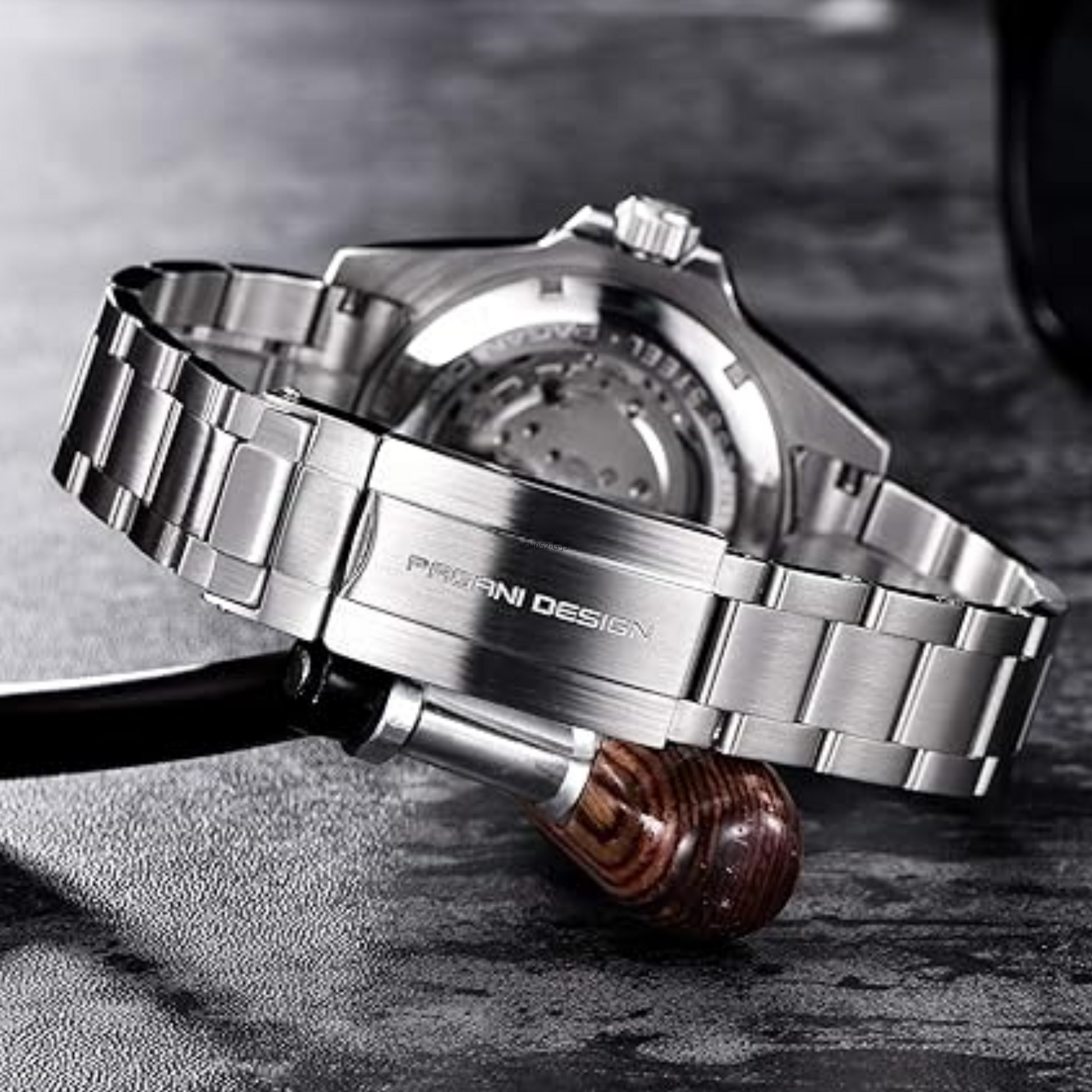 Pagani Design PD-1639 Waterproof Mechanical Automatic Stainless Steel Men's 43MM Watch - Blue