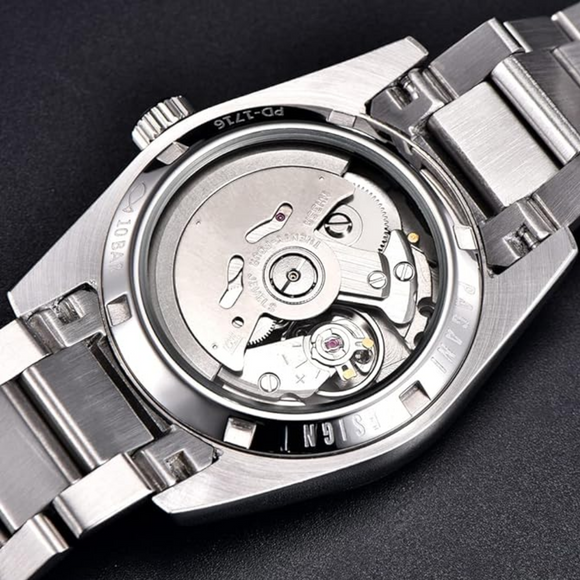 Pagani Design PD-1716 36MM Snowflake Hands with Seiko NH35 Automatic Movement - Sky-Blue Dial