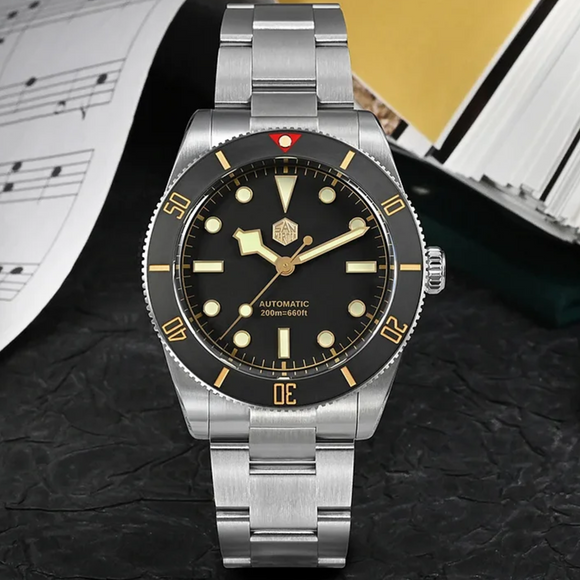 San Martin 37mm BB54 Diver Watch NH35 Vintage Watch SN0138G