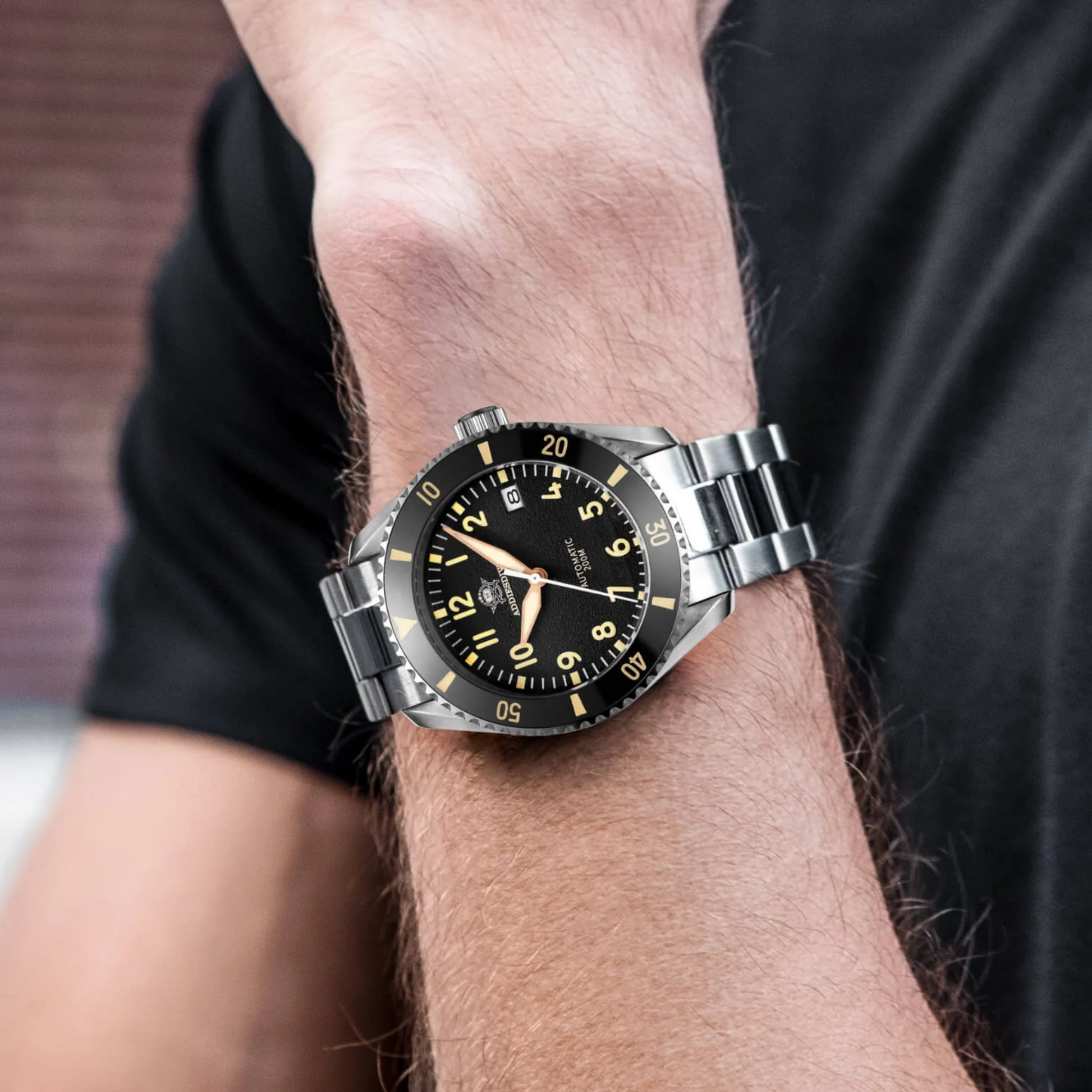 ADDIESDIVE® 2-in-1 Automatic Pilot Watch Diver 200M( MY-H9)