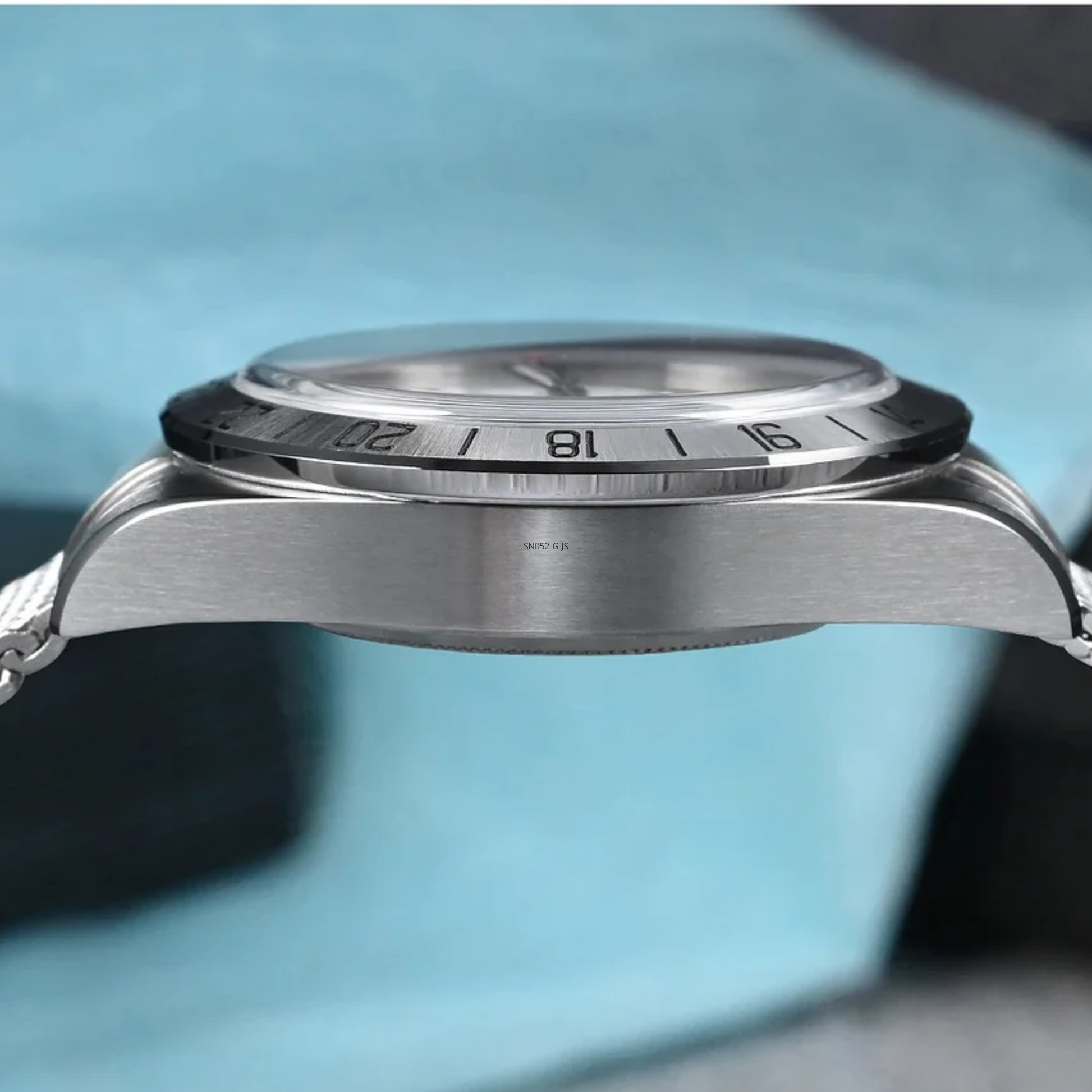 San Martin New 39mm GMT Watch Luxury NH34 SN0135 - Black