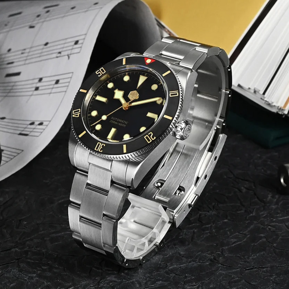 San Martin 37mm BB54 Diver Watch NH35 Vintage Watch SN0138G