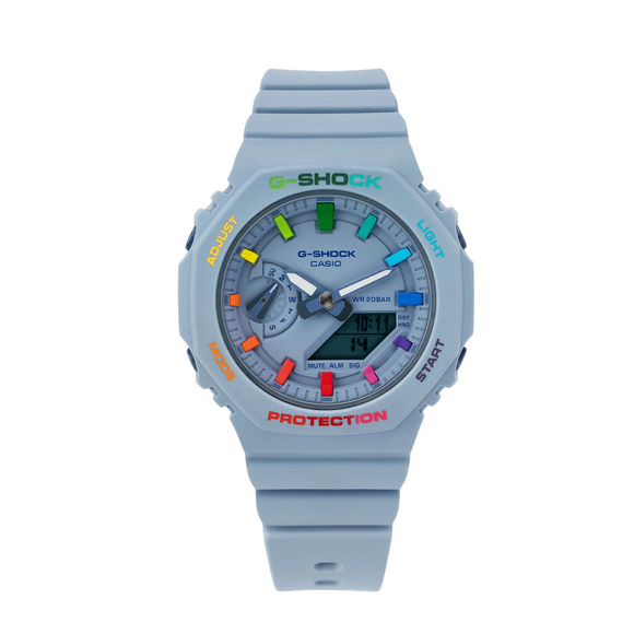 G-SHOCK CASIOAK MINI LAVENDER RAINBOW