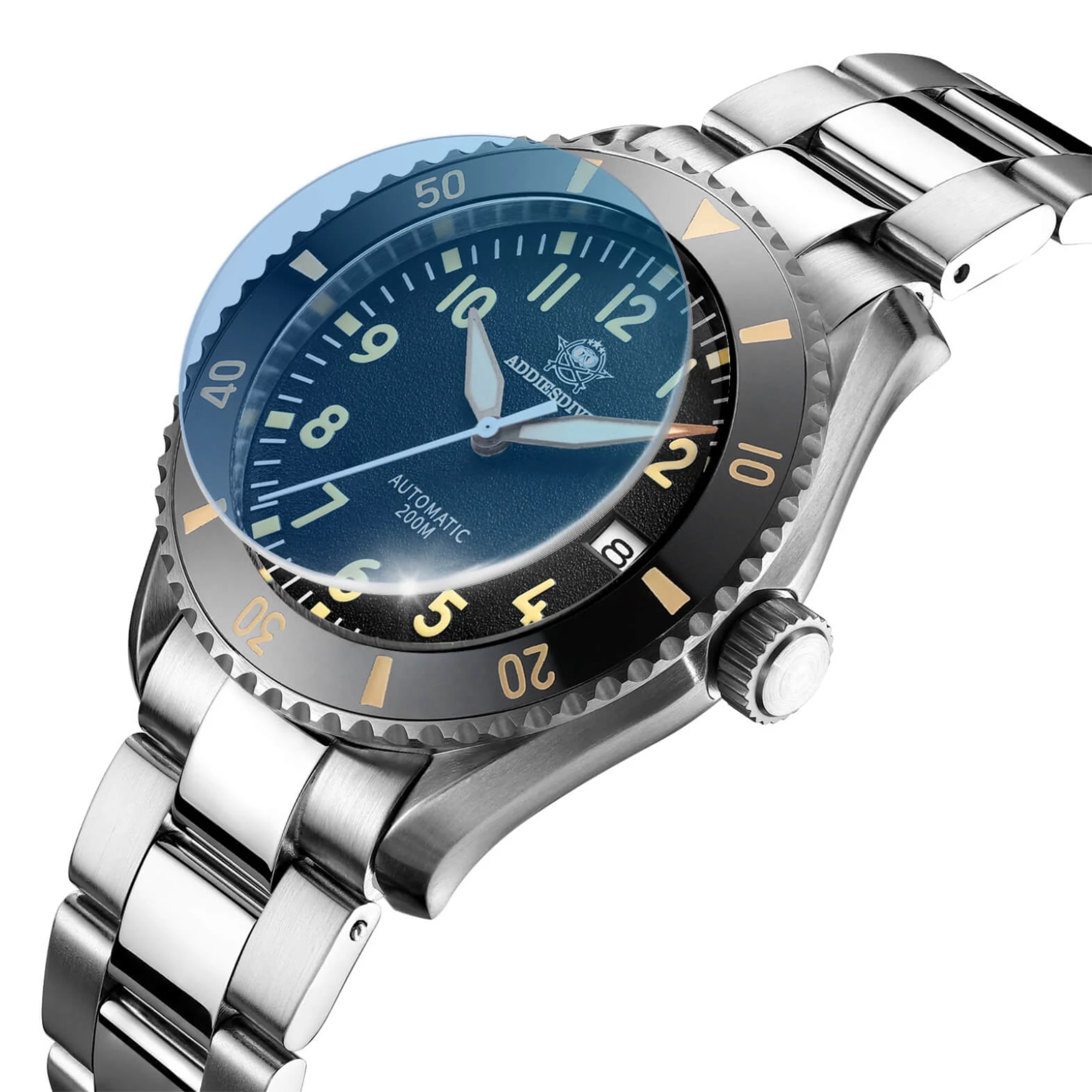 ADDIESDIVE® 2-in-1 Automatic Pilot Watch Diver 200M( MY-H9)