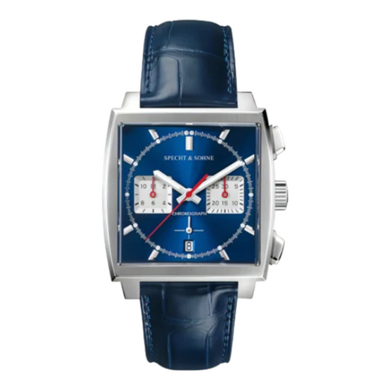 Specht&Sohne Mens Luxury Watch with Seiko VK64 Movement  - Monaco Le Mans Edition