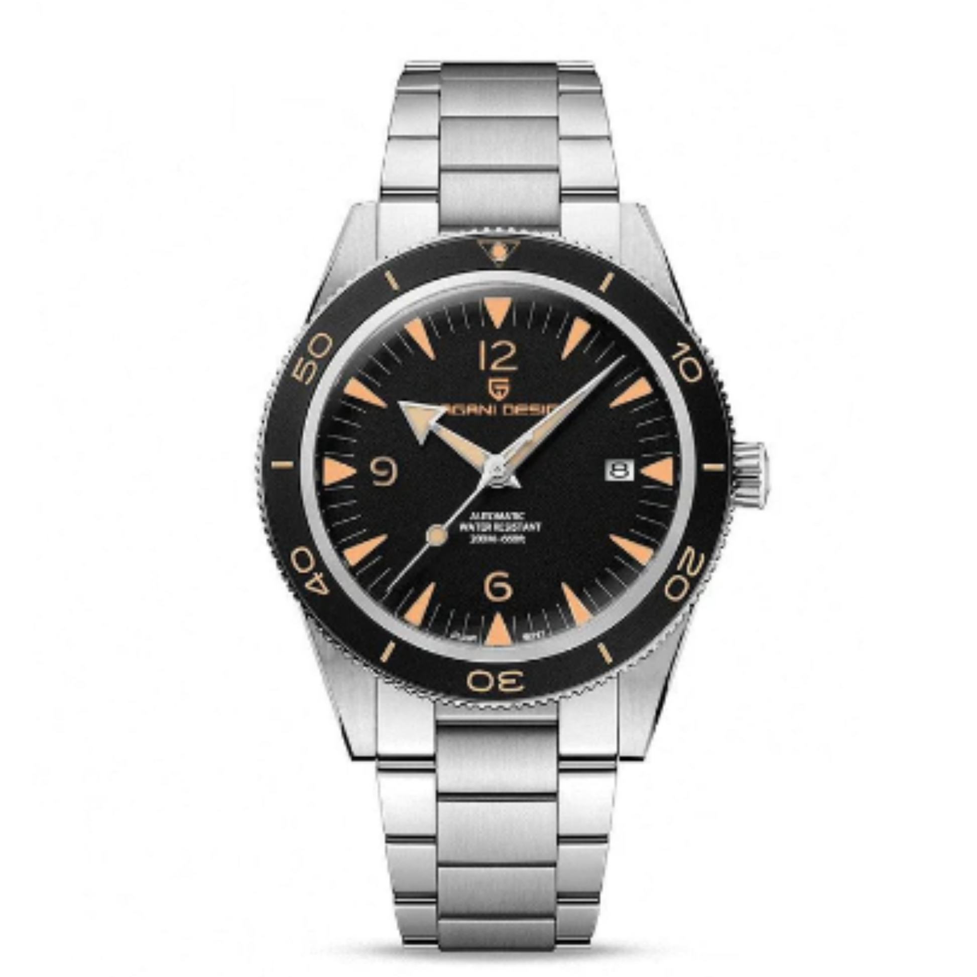 Pagani Design YS005 41MM (Japan Miyota 8215 Automatic Movement) Mechanical Watch 200M Waterproof Dive Watch Stainless Steel Bracelet Watch