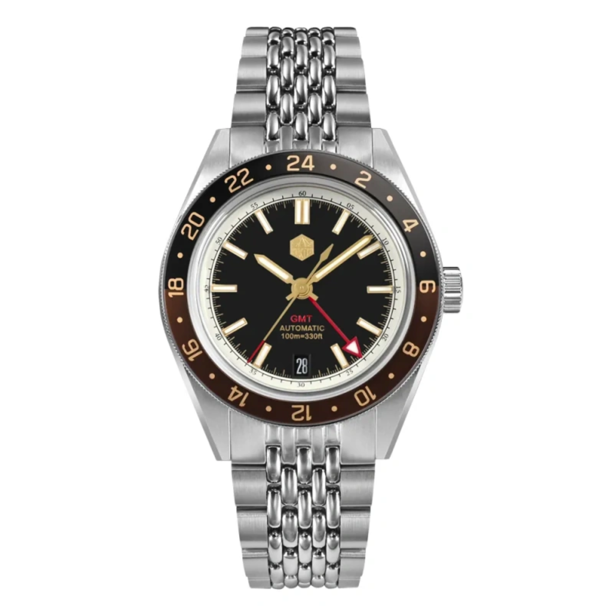 San Martin Aluminum Bezel NH34 GMT Men Watch SN0116G-V4