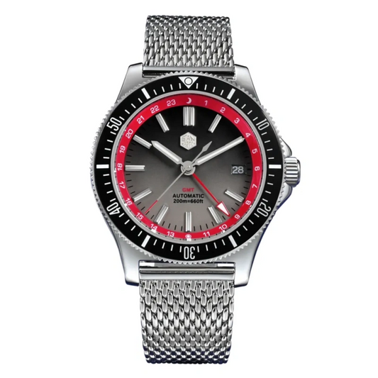 San Martin Original Design Sports Watch SN0119G - Black Dial