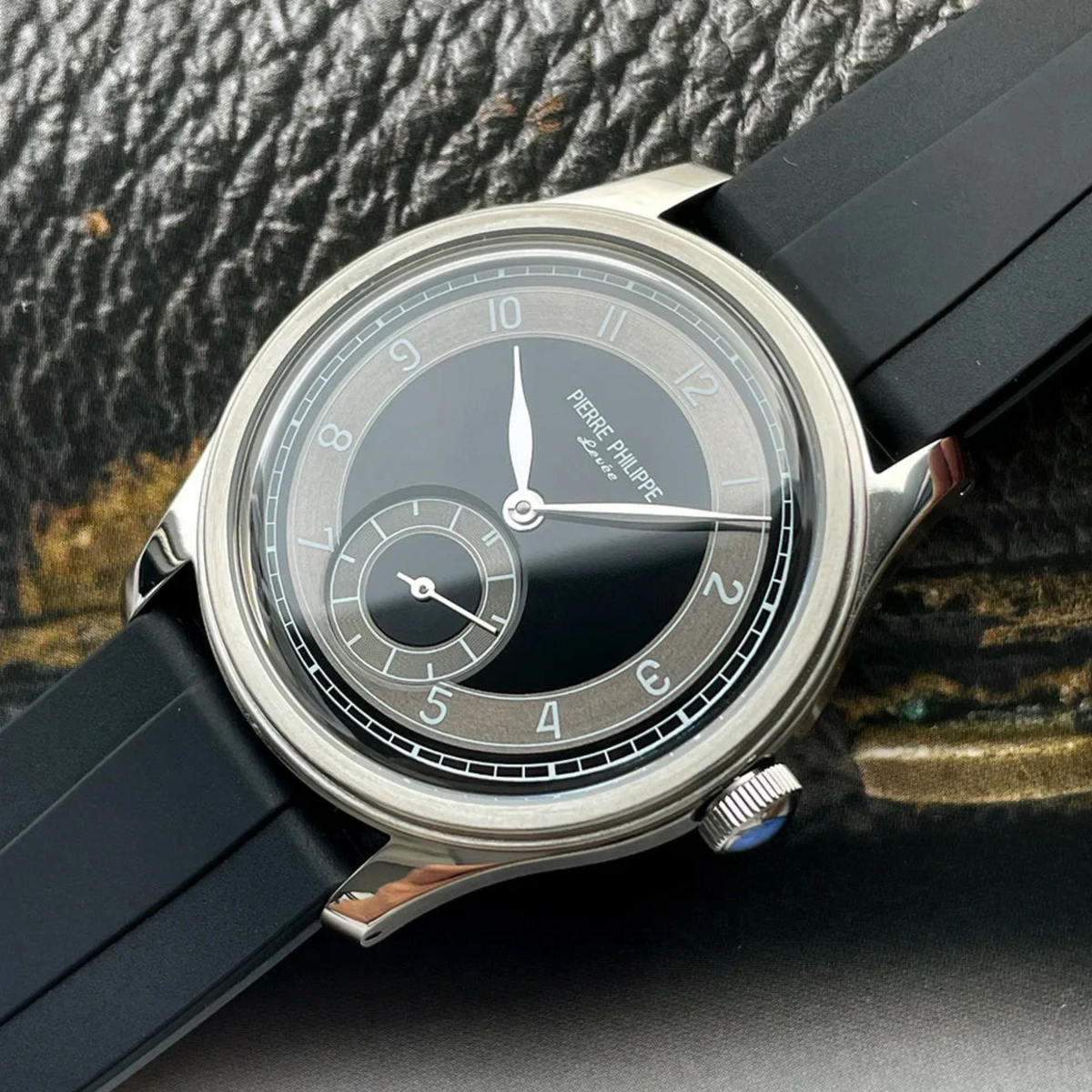 PIERRE PHILIPPE Enamel 1940 Automatic Watch 38mm (Rice Metal Strap)
