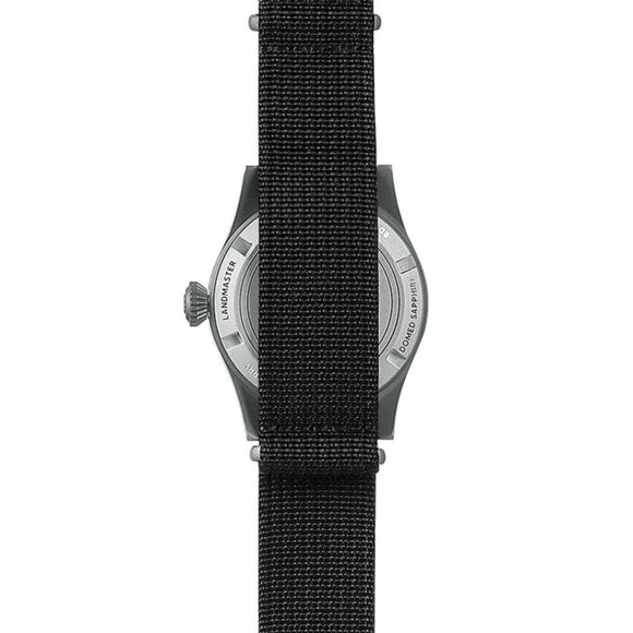 LANDMASTER - 100M Waterproof Titanium Automatic Field Watch | Black