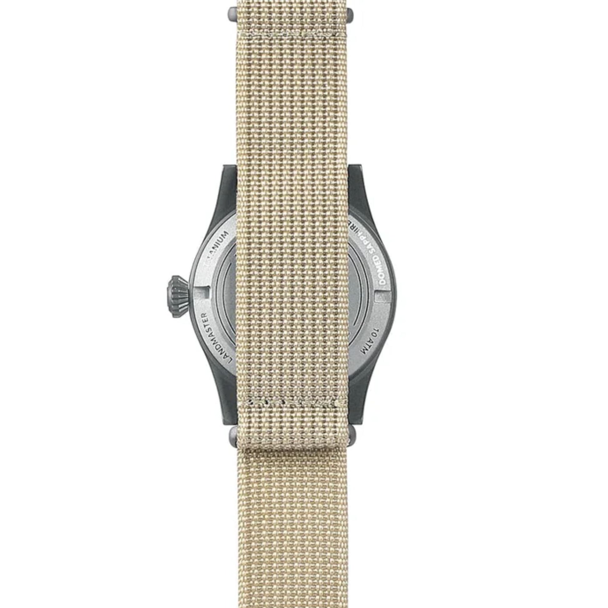 LANDMASTER - 100M Waterproof Titanium Automatic Field Watch | White