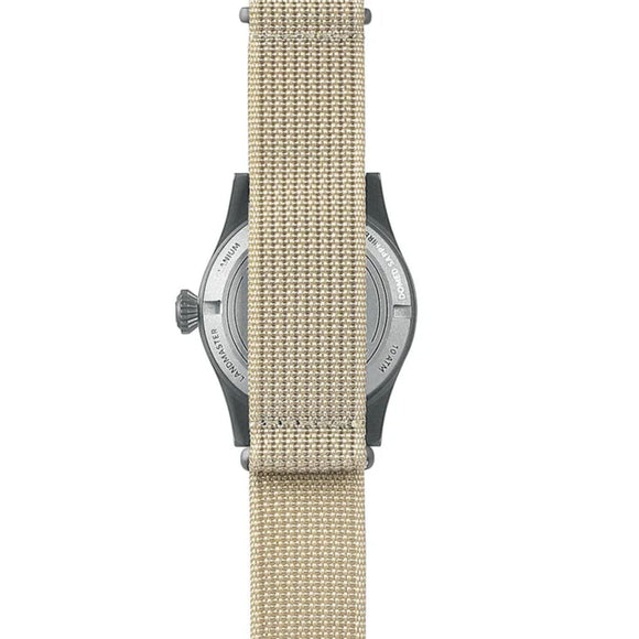 LANDMASTER - 100M Waterproof Titanium Automatic Field Watch | White