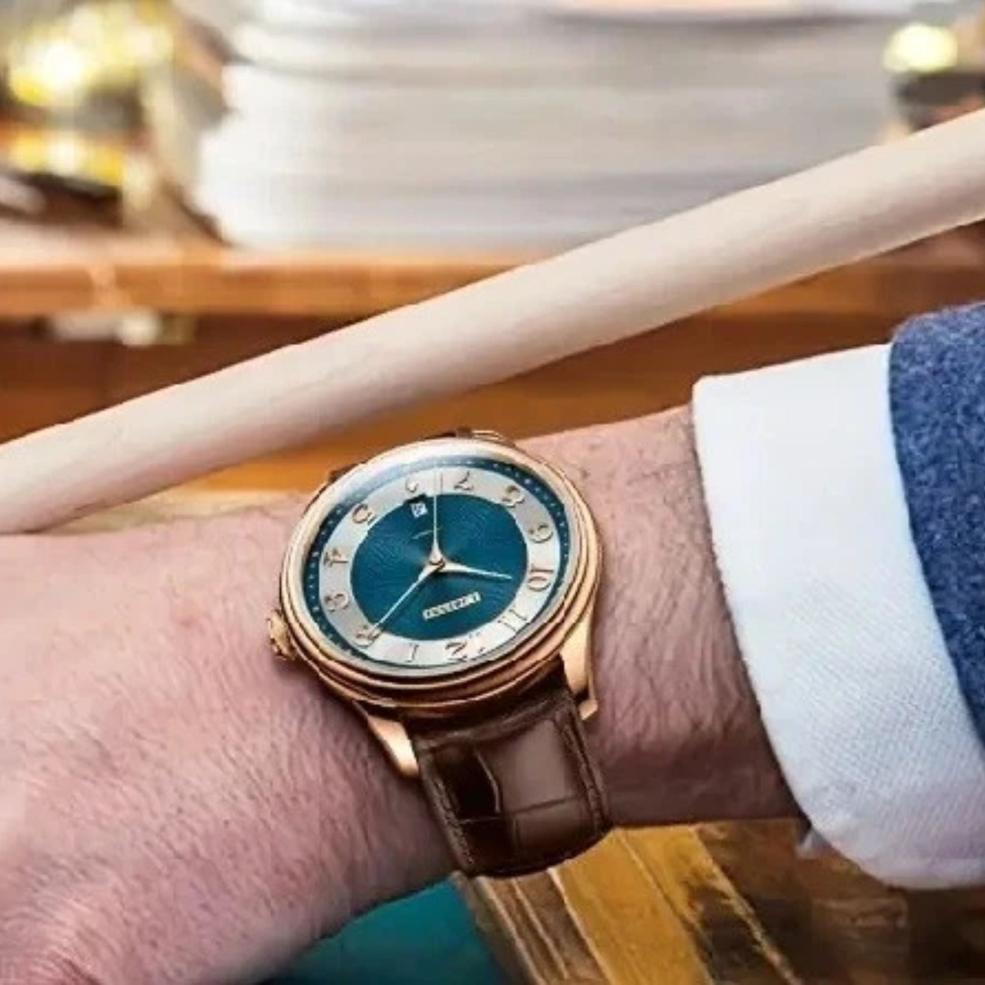 Lobinni Classic Men Automatic Wristwatches Luxury 42mm