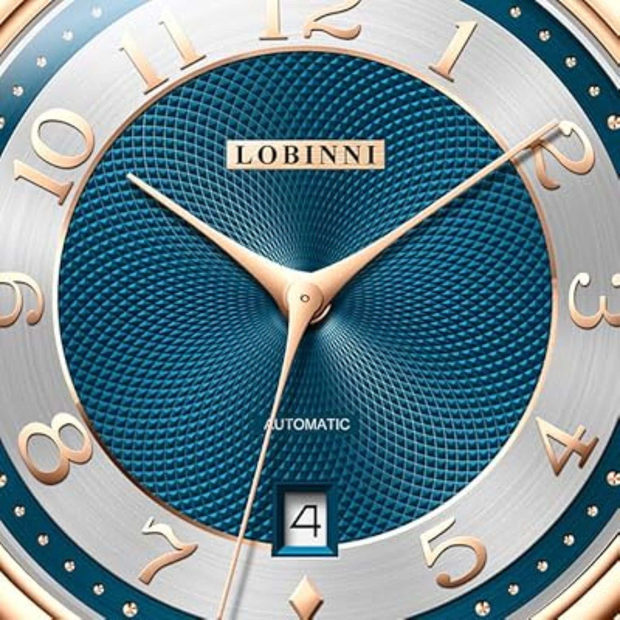 Lobinni Classic Men Automatic Wristwatches Luxury 42mm