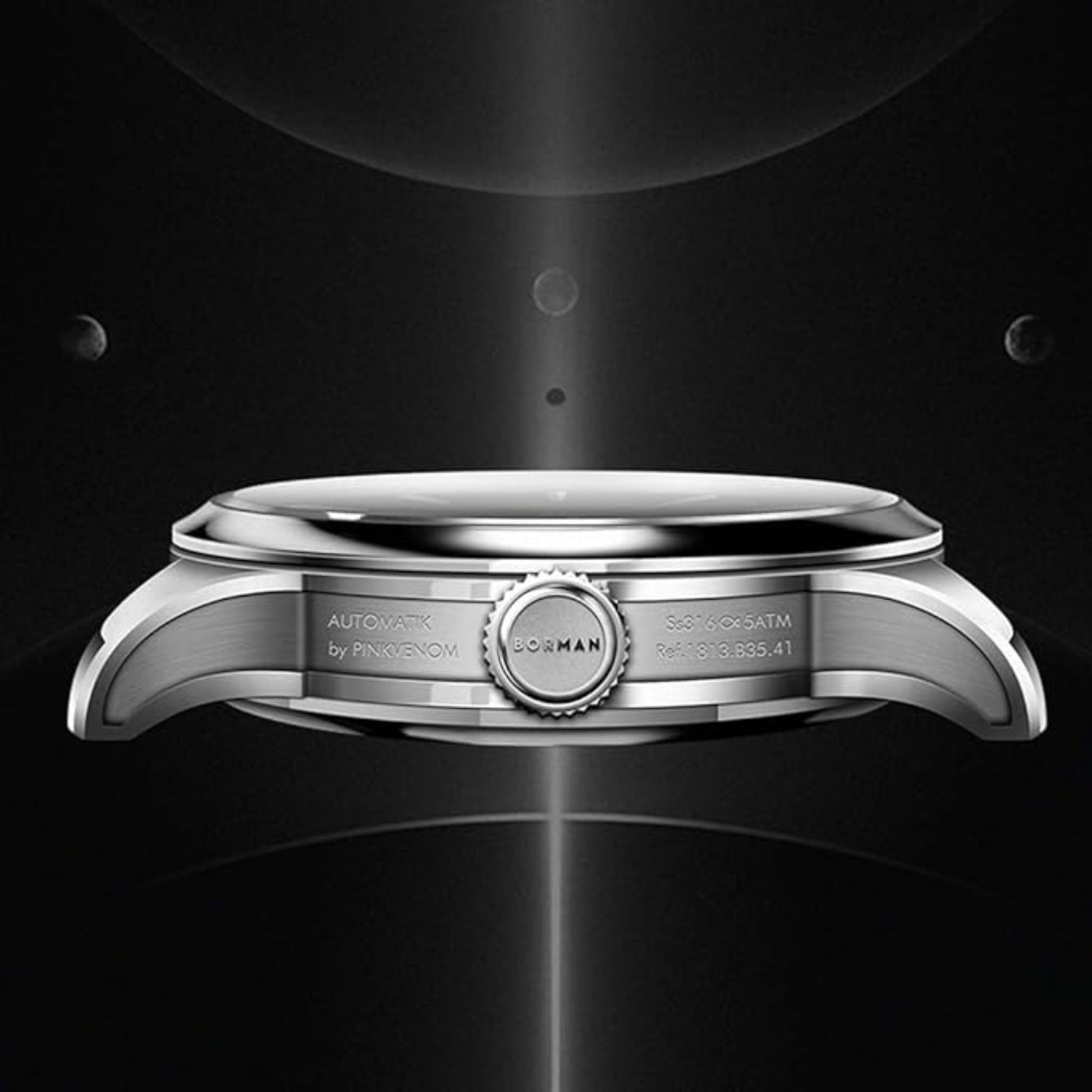 BORMAN Mens Automatic Watch with Moonphase
