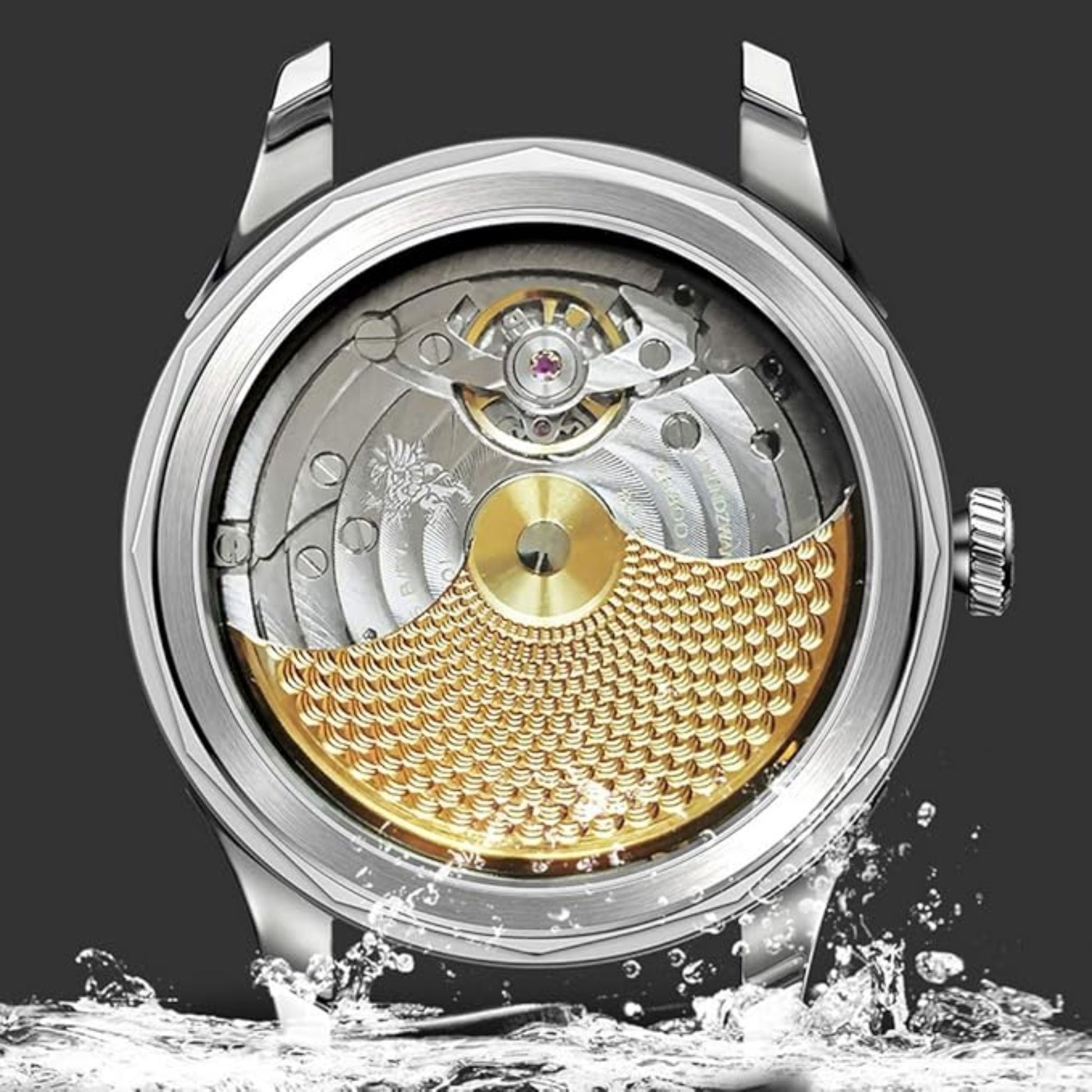 BORMAN Mens Automatic Watch with Moonphase