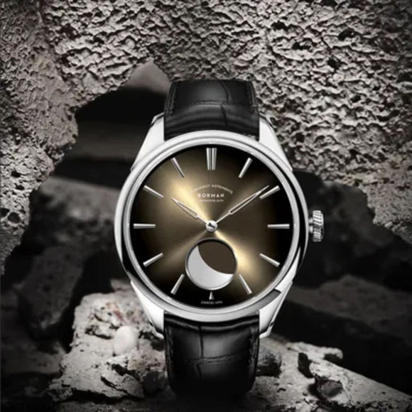 BORMAN Mens Automatic Watch with Moonphase