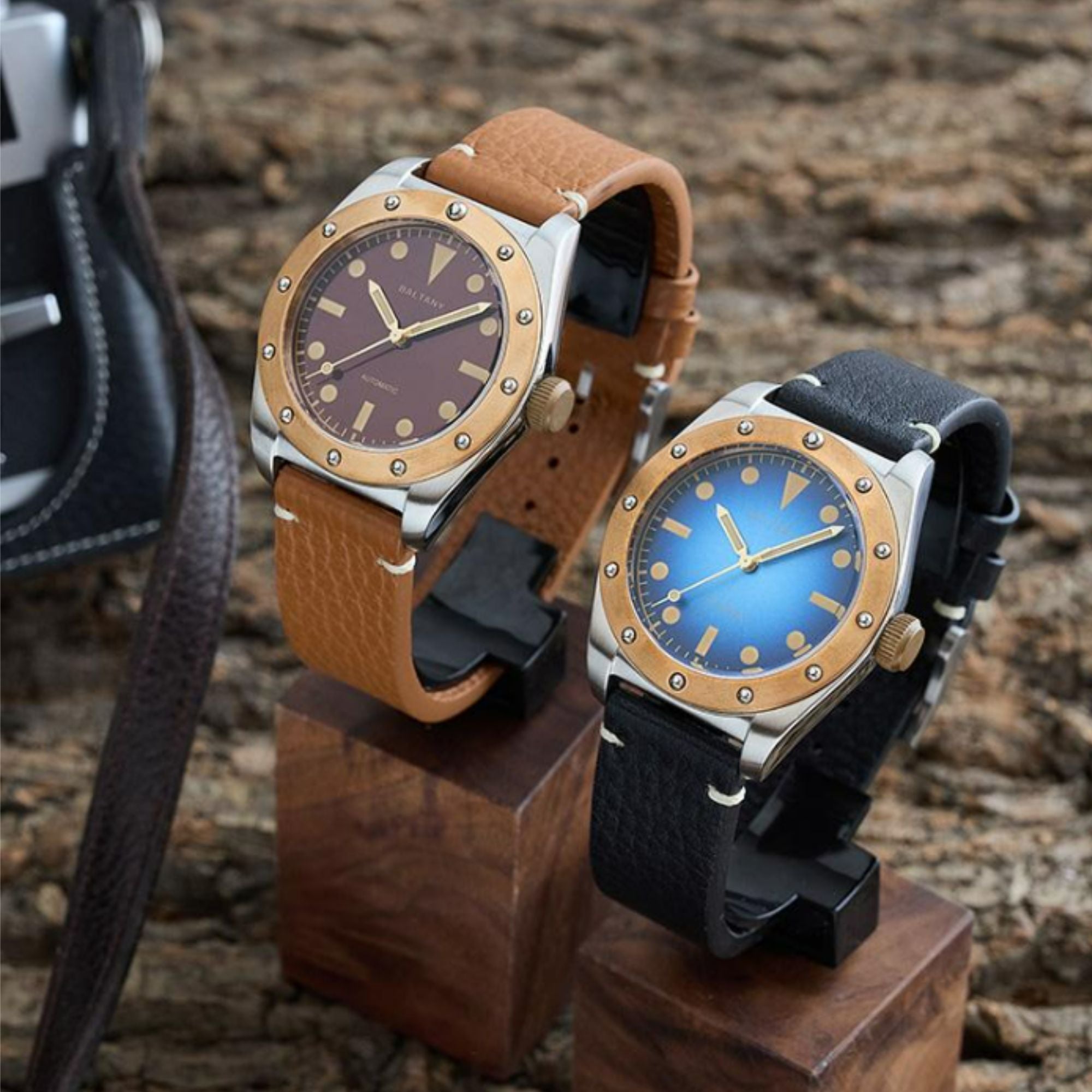 Baltany Design Bronze Bezel Vintage Watch B4030