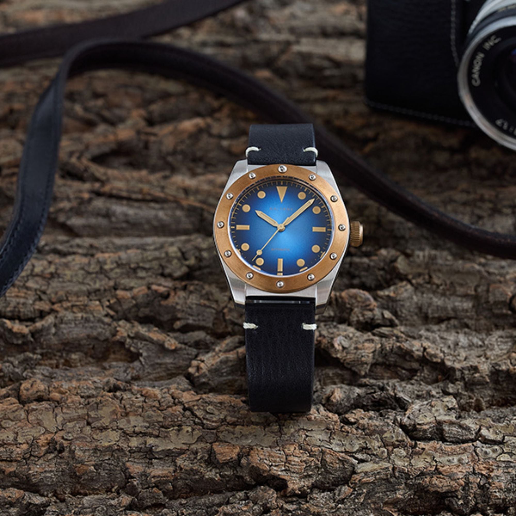 Baltany Design Bronze Bezel Vintage Watch B4030