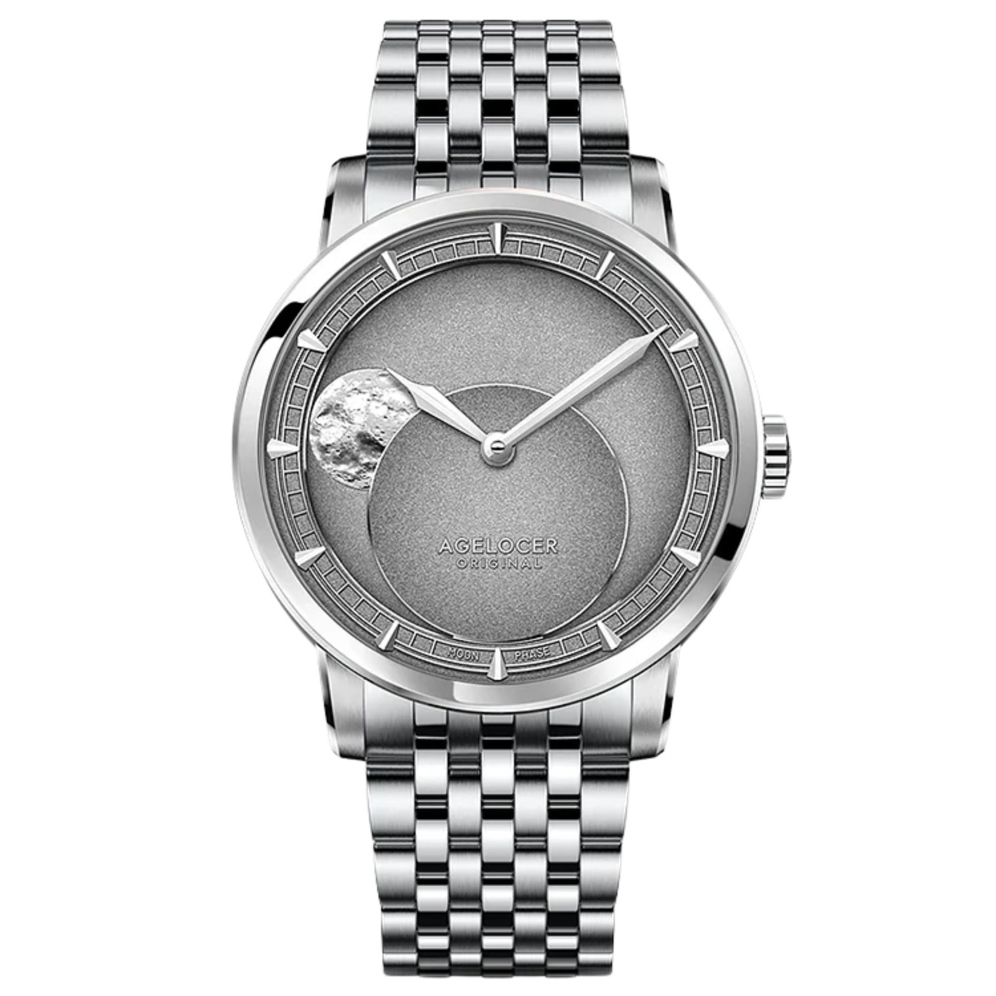 AGELOCER Major Breakthrough 29.51-Days MoonPhase Original Astronomer Men's Mechanical Watch