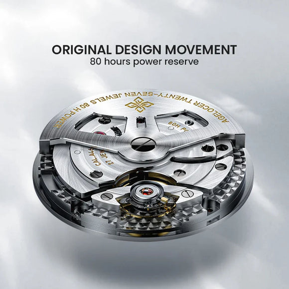 AGELOCER Major Breakthrough 29.51-Days MoonPhase Original Astronomer Men's Mechanical Watch
