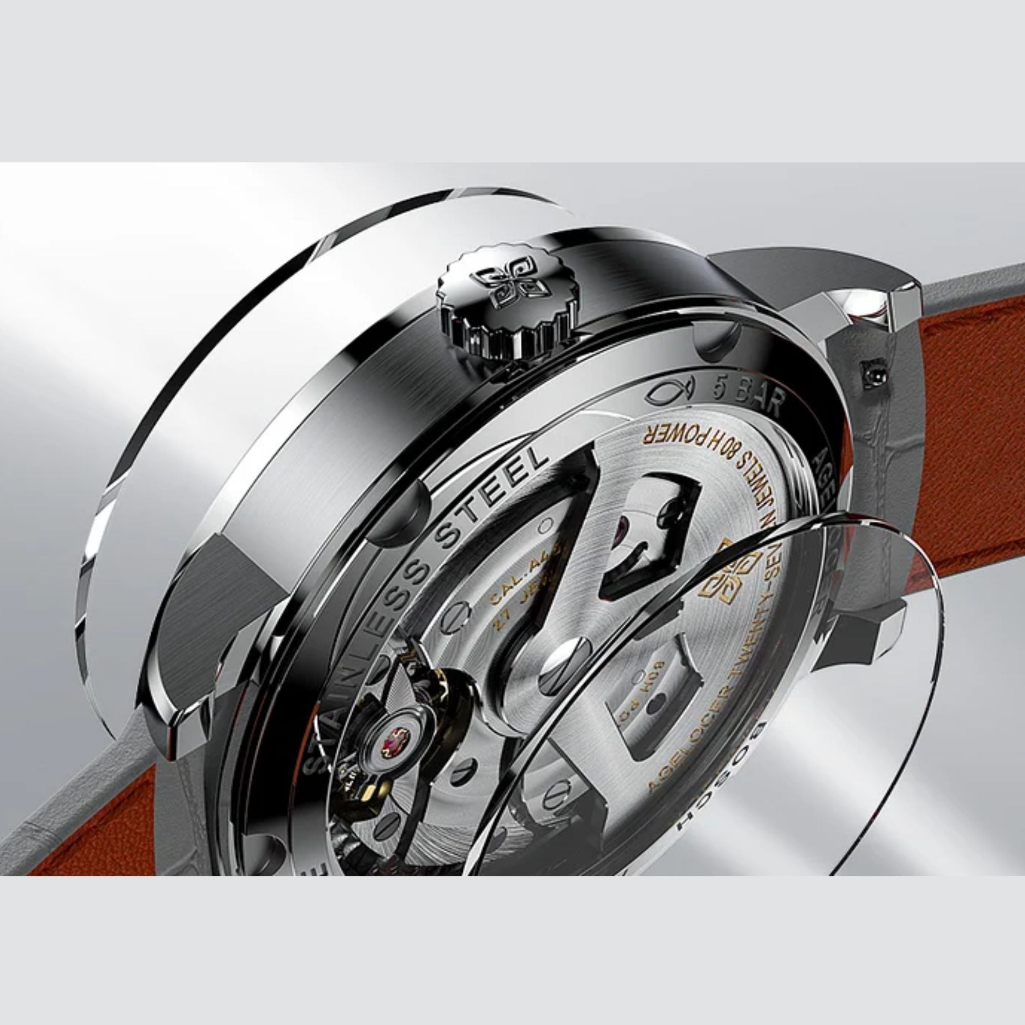 AGELOCER Major Breakthrough 29.51-Days MoonPhase Original Astronomer Men's Mechanical Watch