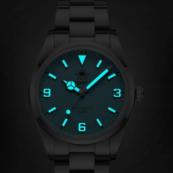 ADDIESDIVE 38mm Domed Crystal Explore Watch 100M (AD2112)