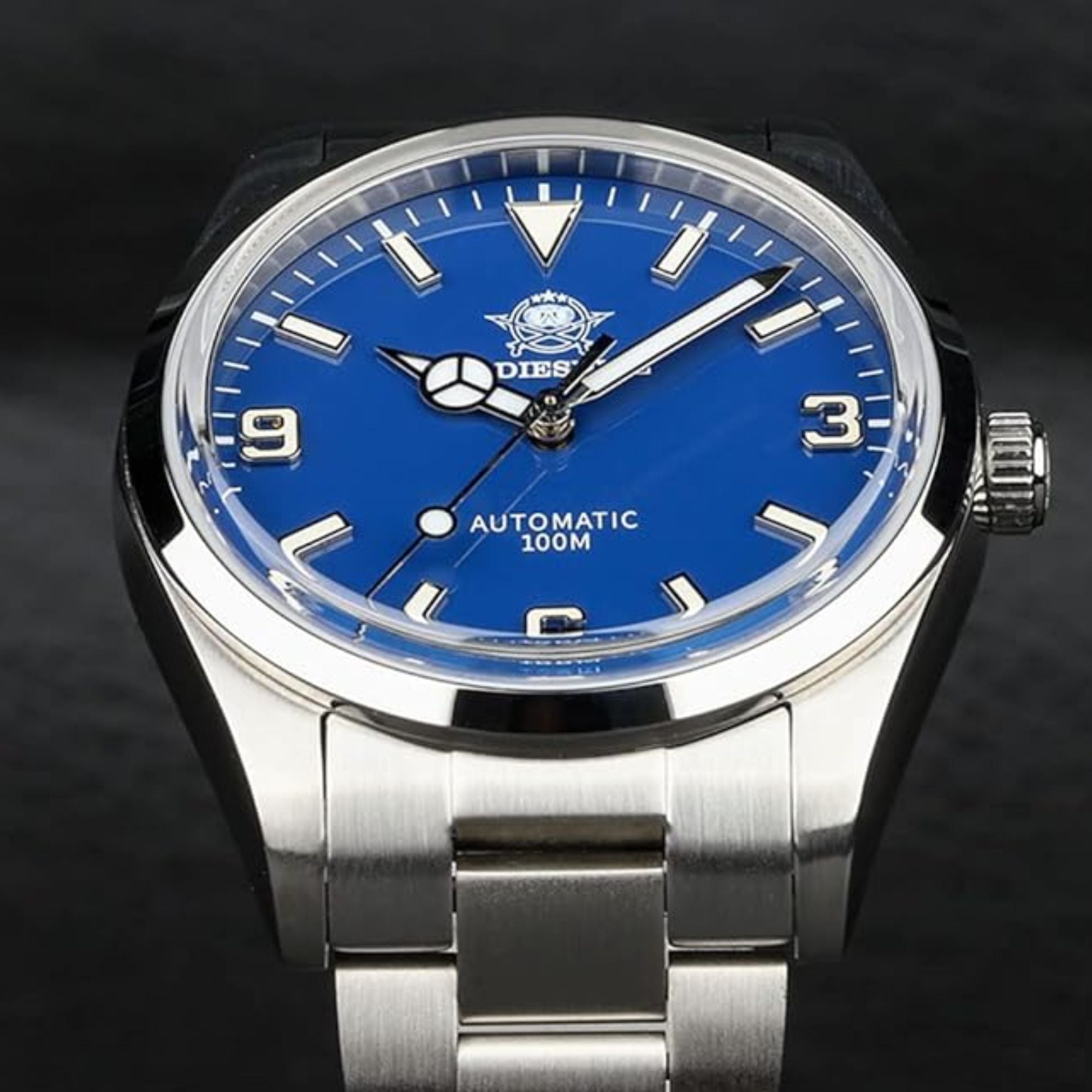 ADDIESDIVE 38mm Domed Crystal Explore Watch 100M (AD2112)