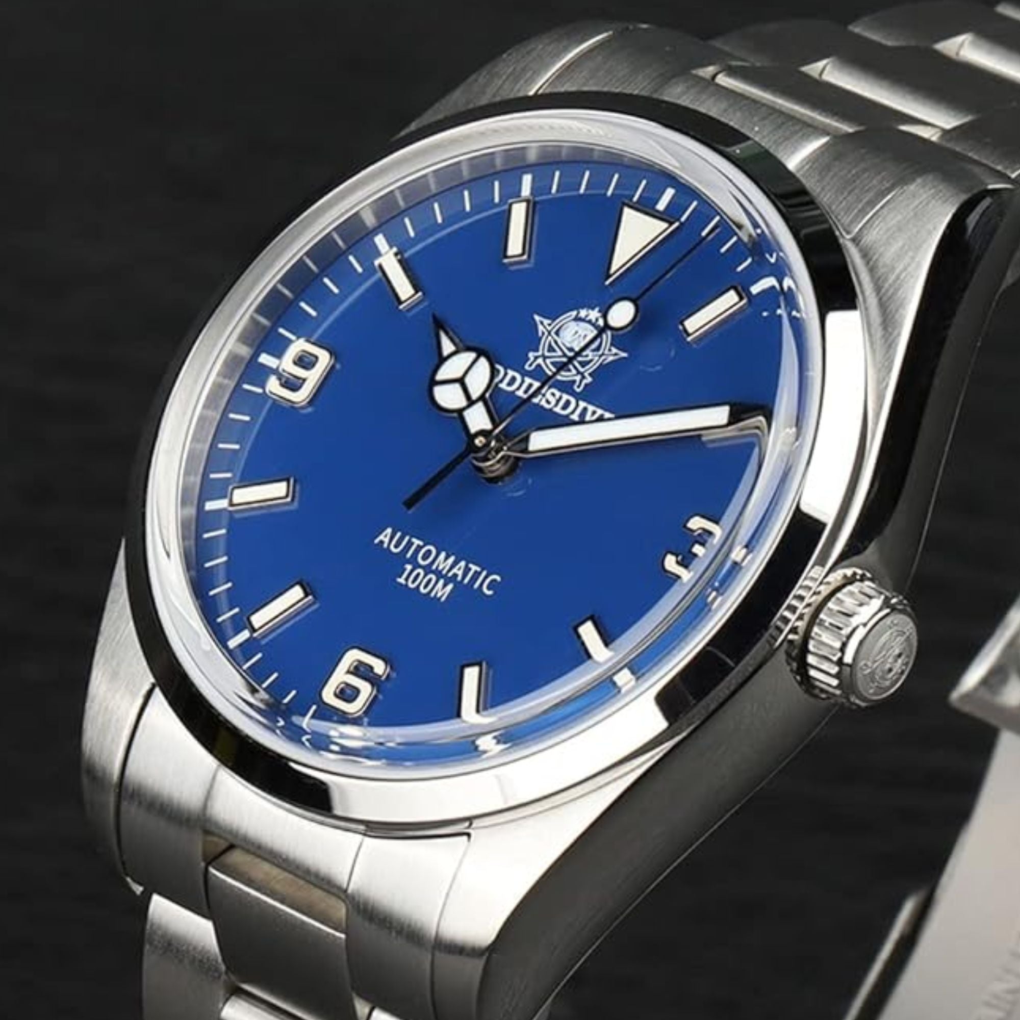 ADDIESDIVE 38mm Domed Crystal Explore Watch 100M (AD2112)
