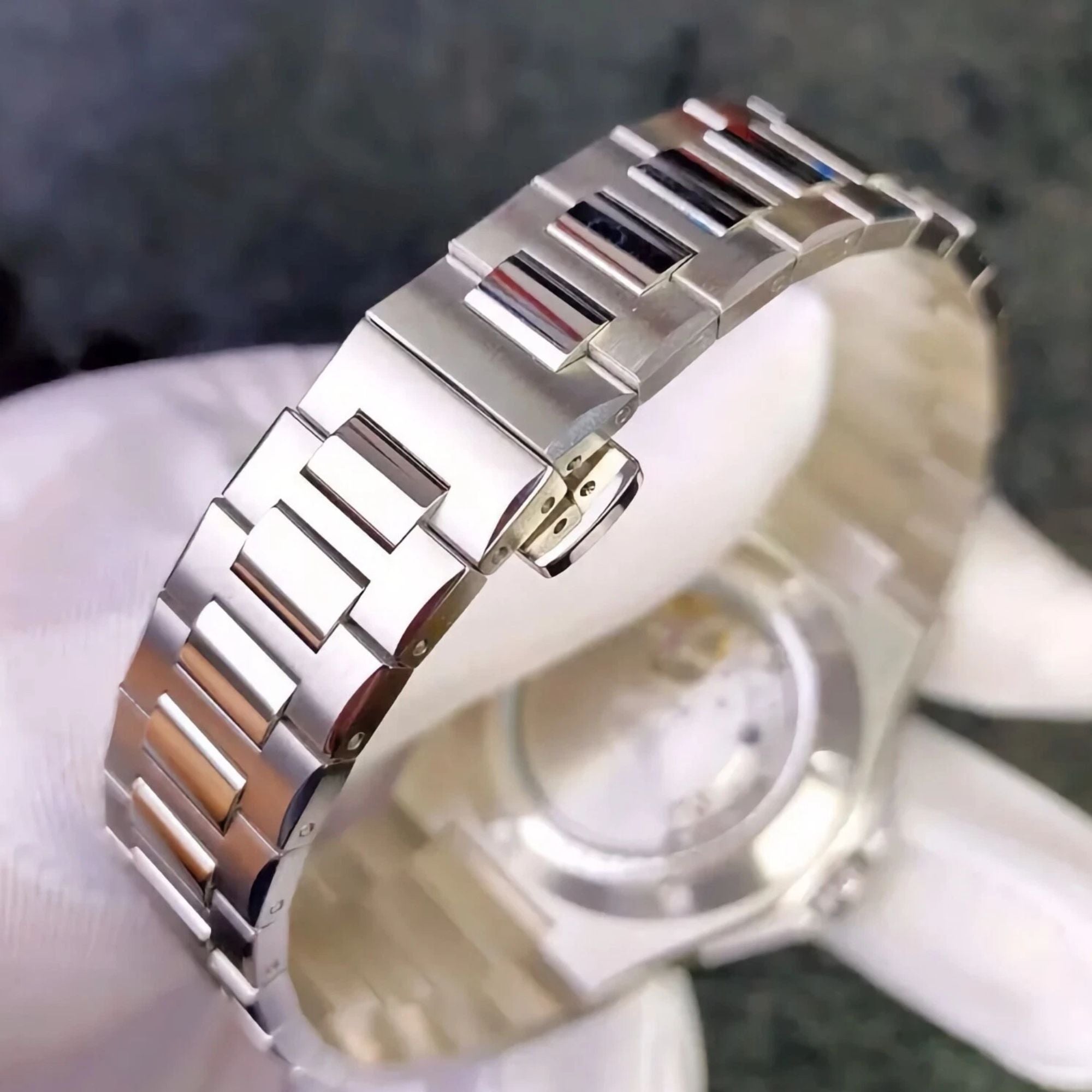 SPECHT&SOHNE Elegant Men's Japan Miyota 8215 Automatic Mechanical Watch Stainless Steel Sapphire Crystal 50m Waterproof Luminous Sports Wristwatches