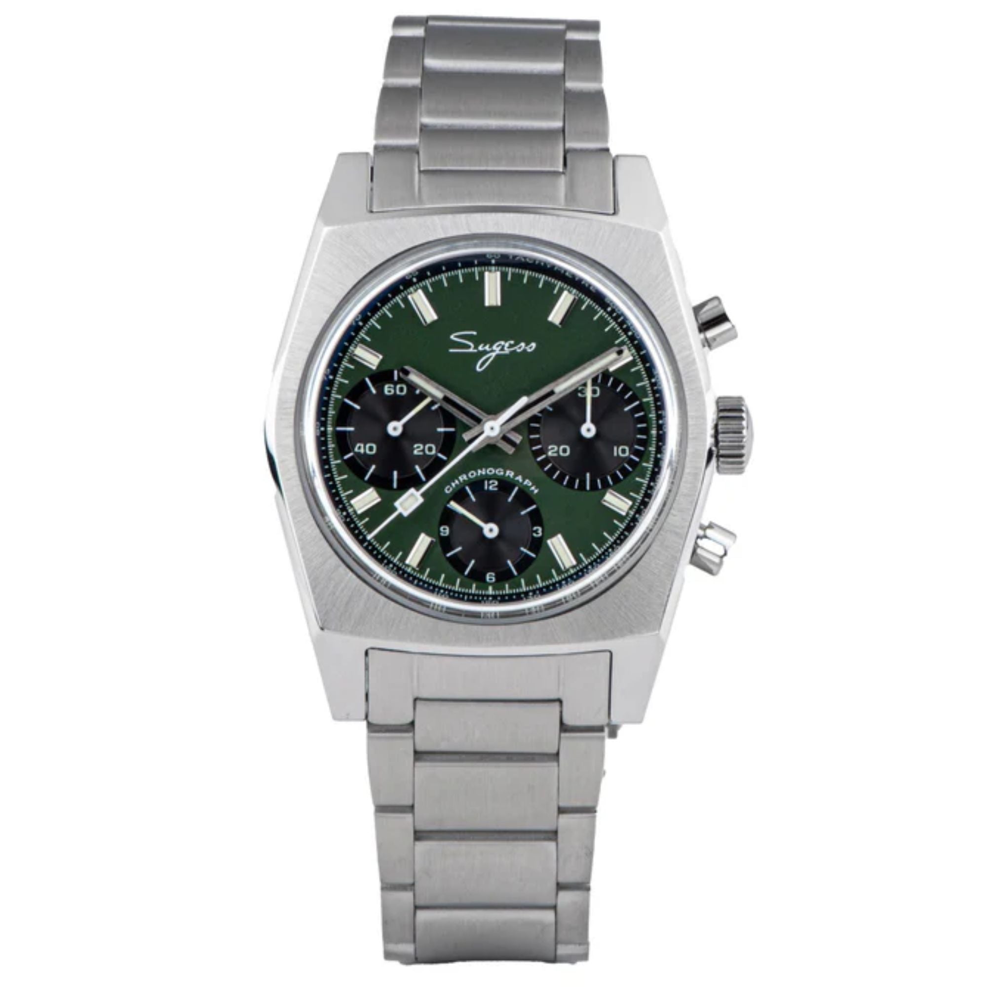 Chrono Heritage S419 Chronograph Green Dial
