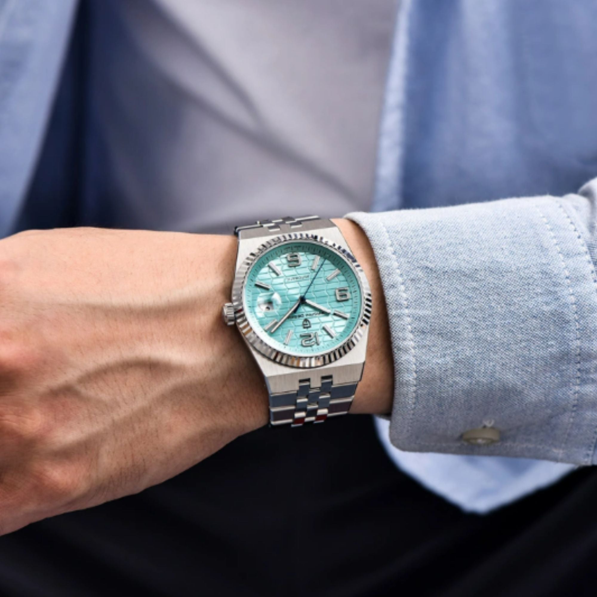 PAGANI DESIGN PD-YS027 New Men's Automatic Watch Stainless Steel Mechanical Waterproof Wrist Watch for Men