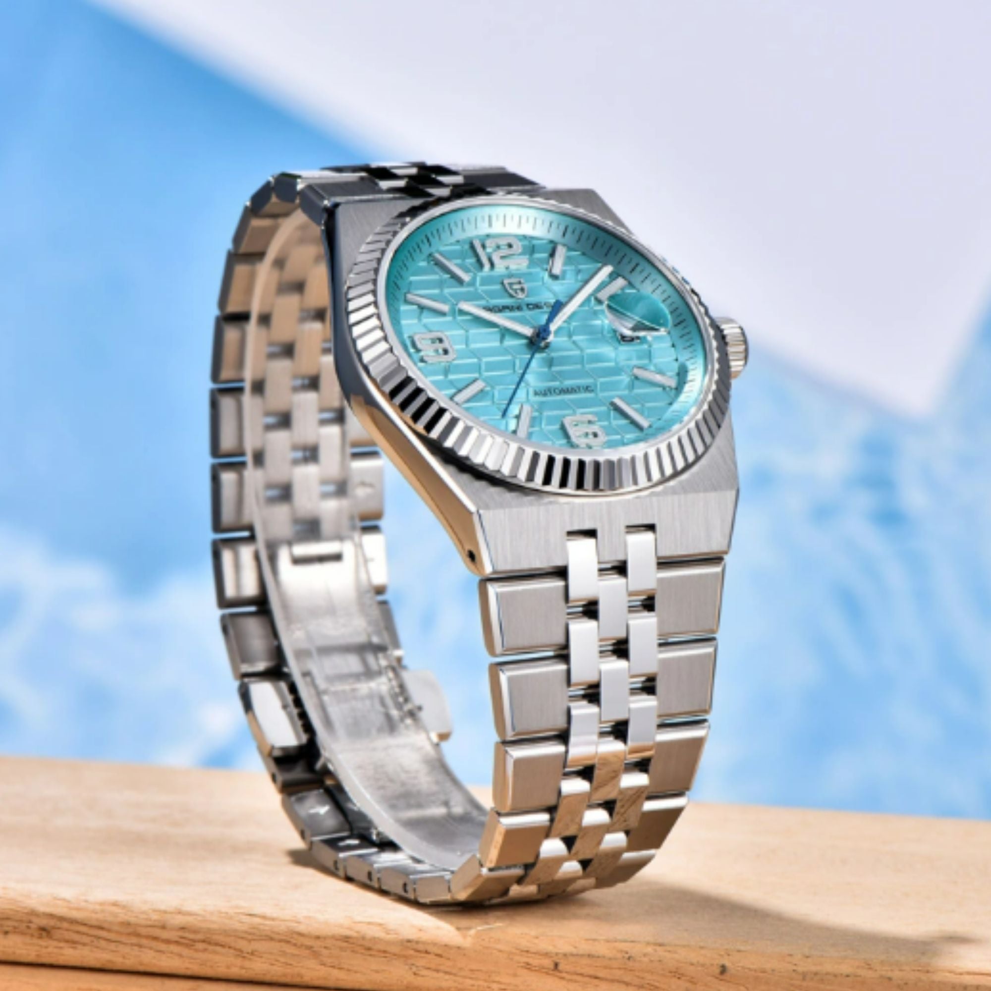 PAGANI DESIGN PD-YS027 New Men's Automatic Watch Stainless Steel Mechanical Waterproof Wrist Watch for Men