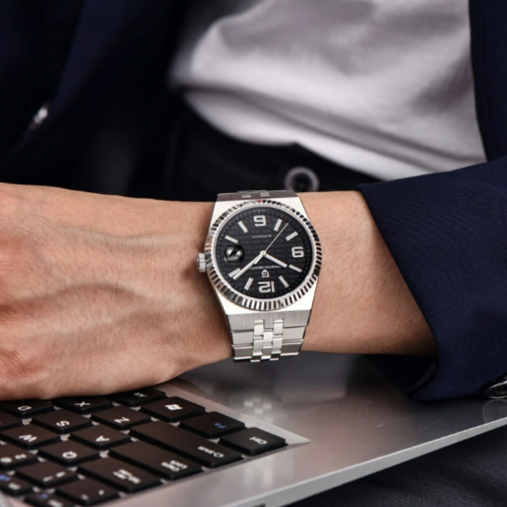 PAGANI DESIGN PD-YS027 New Men's Automatic Watch Stainless Steel Mechanical Waterproof Wrist Watch for Men