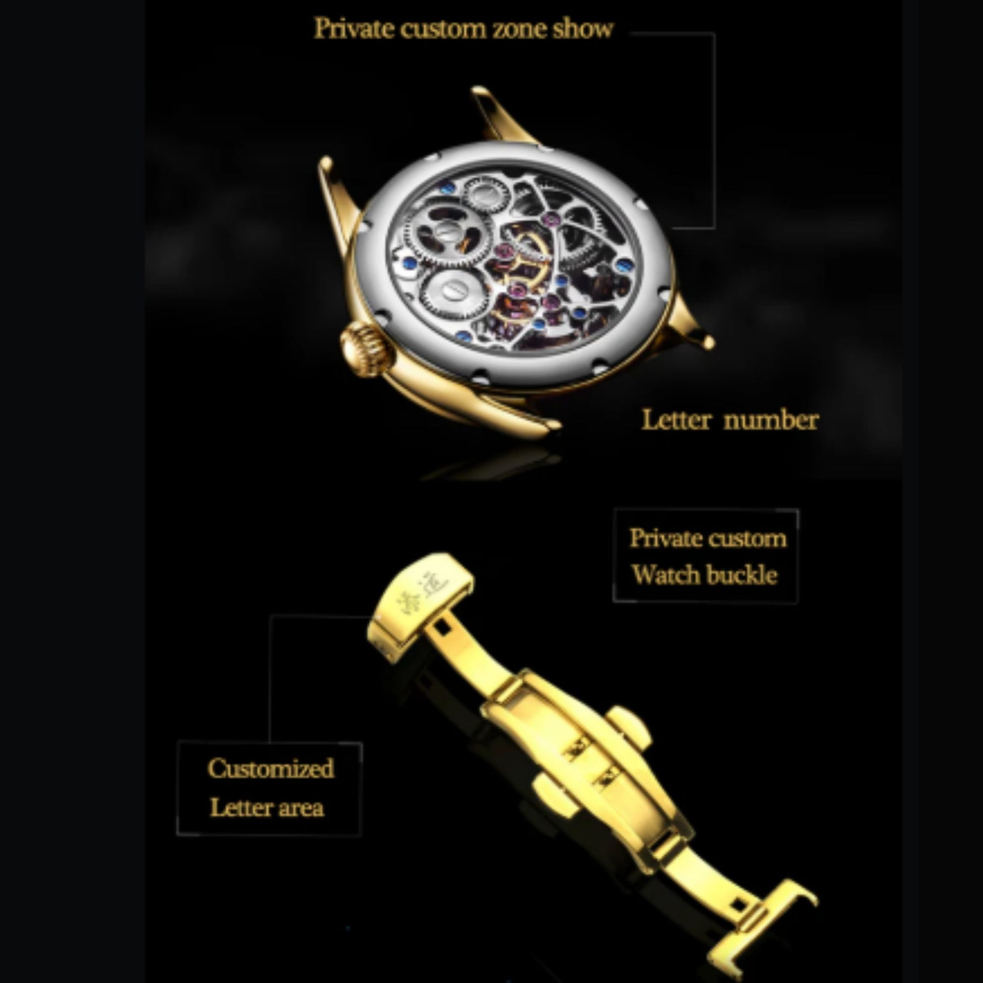 Aesop Original High quality Tourbillon Star Galaxy Watch 7006