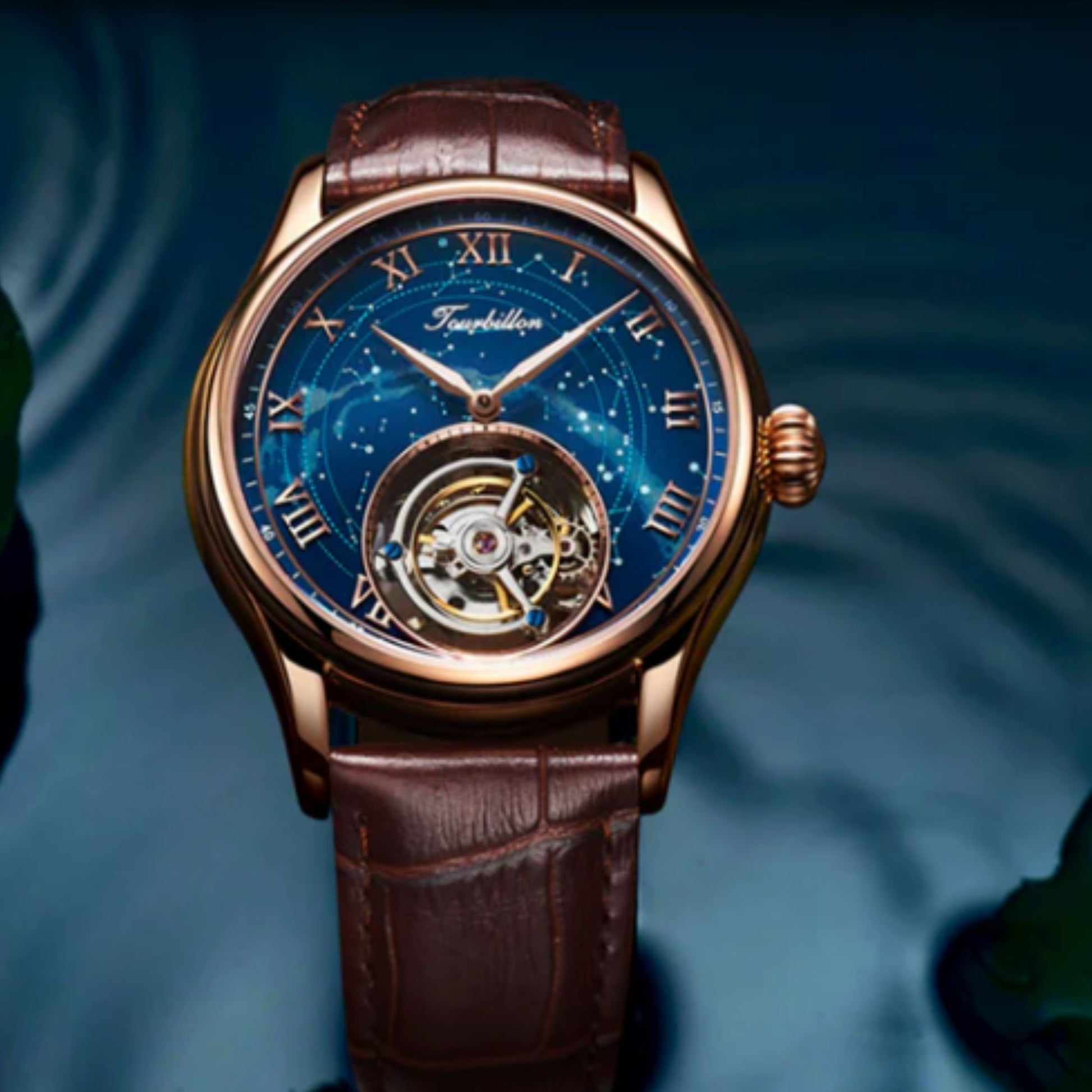 Aesop Original High quality Tourbillon Star Galaxy Watch 7006