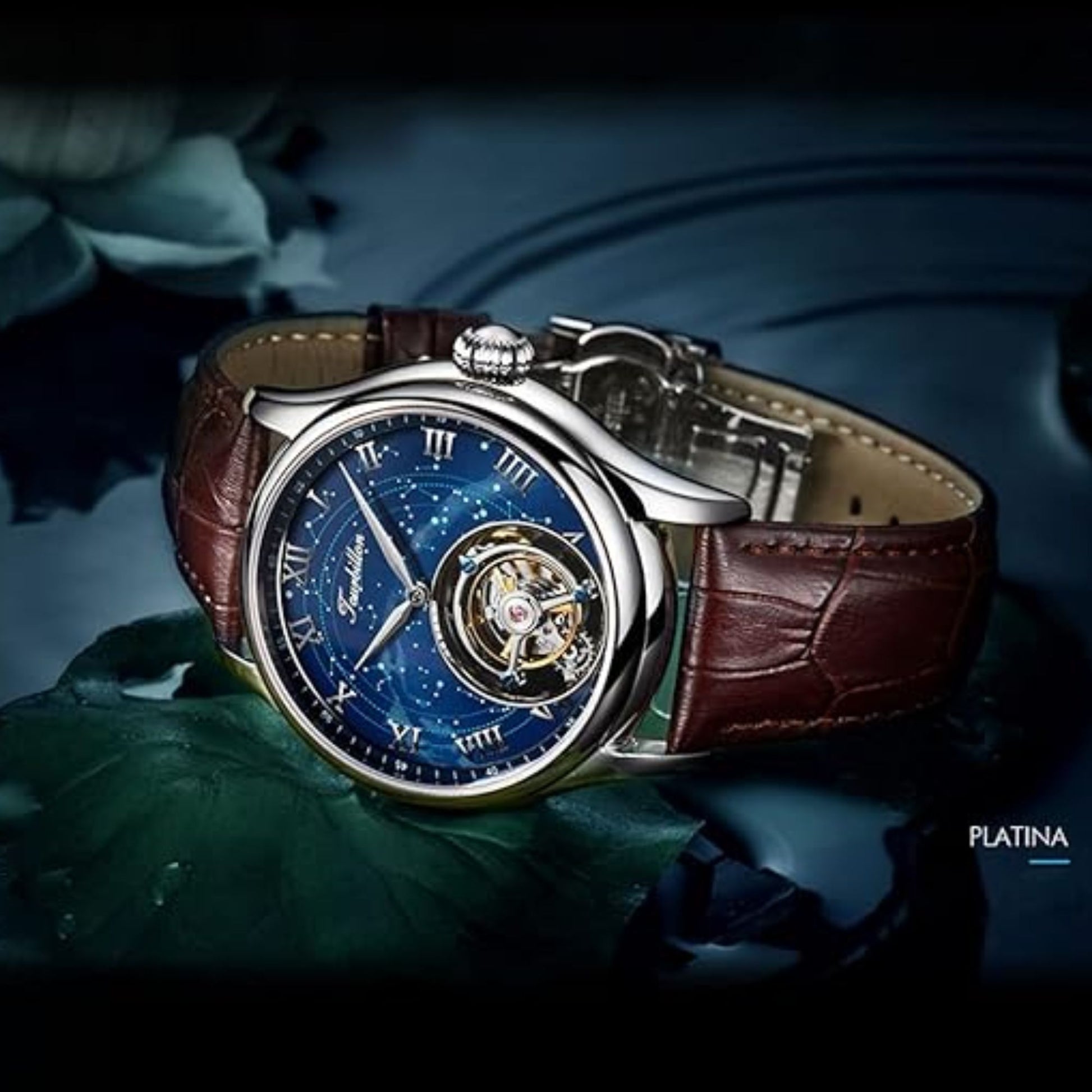 Aesop Original High quality Tourbillon Star Galaxy Watch 7006