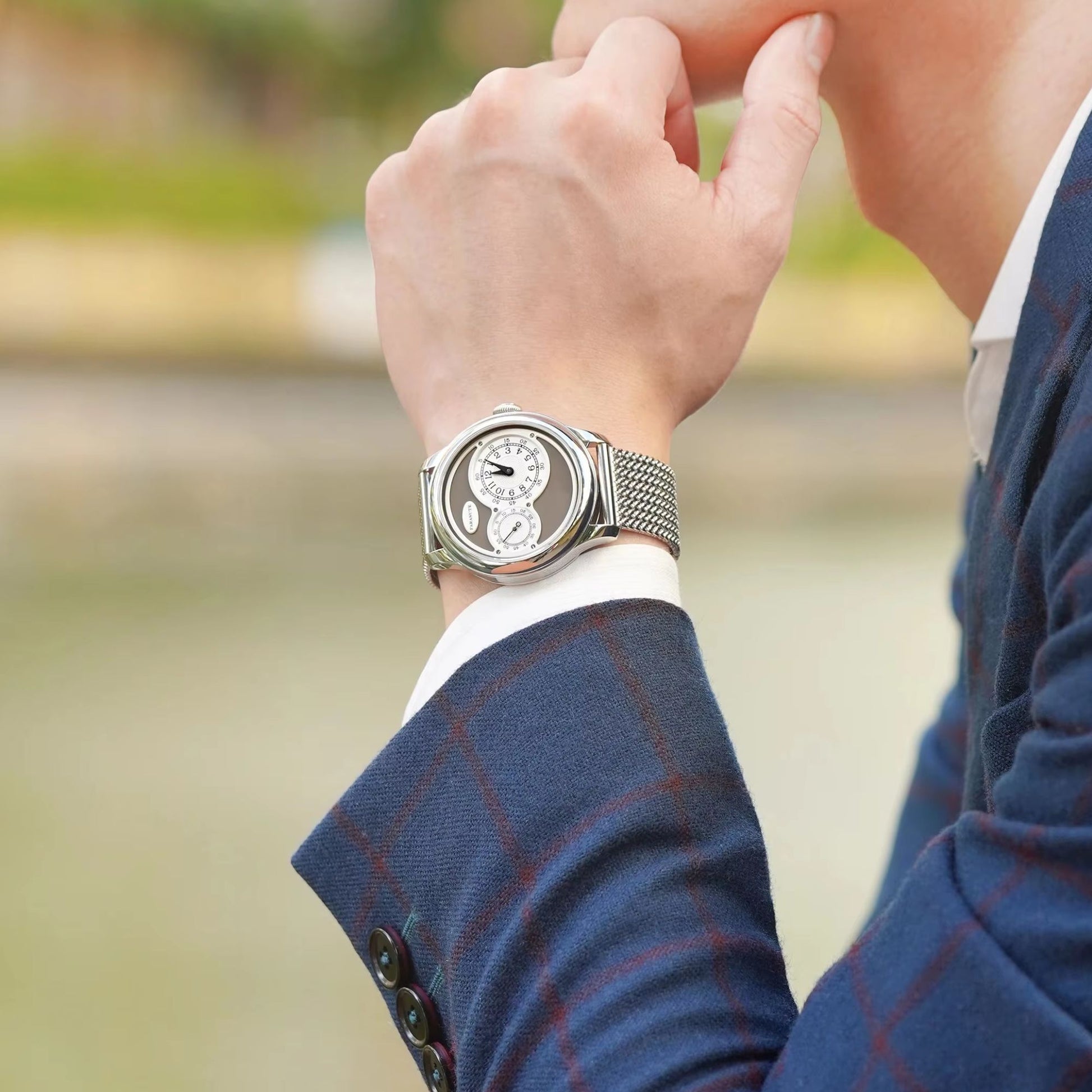 FARASUTE Automatic Wristwatch with custom movement - Anthracite