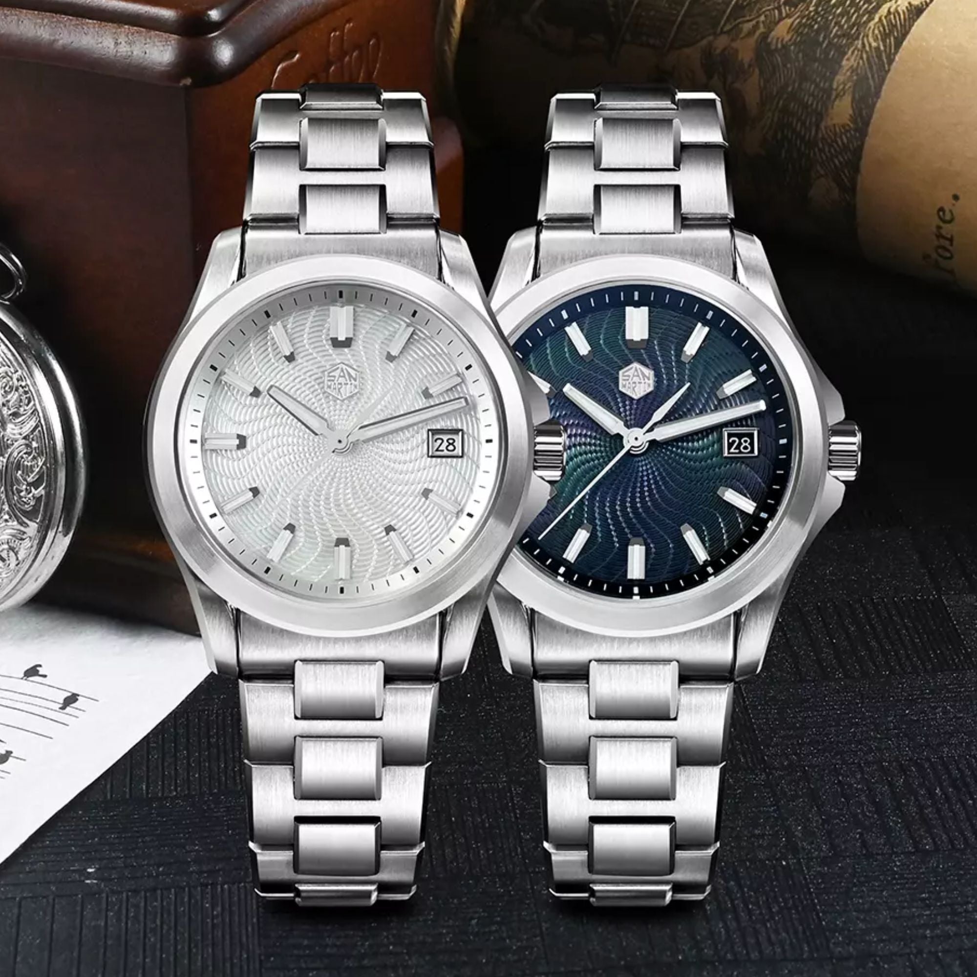 San Martin Watches 39mm Dive Watch Automatic Mechanical Miyota 9015 - SN0150-G1