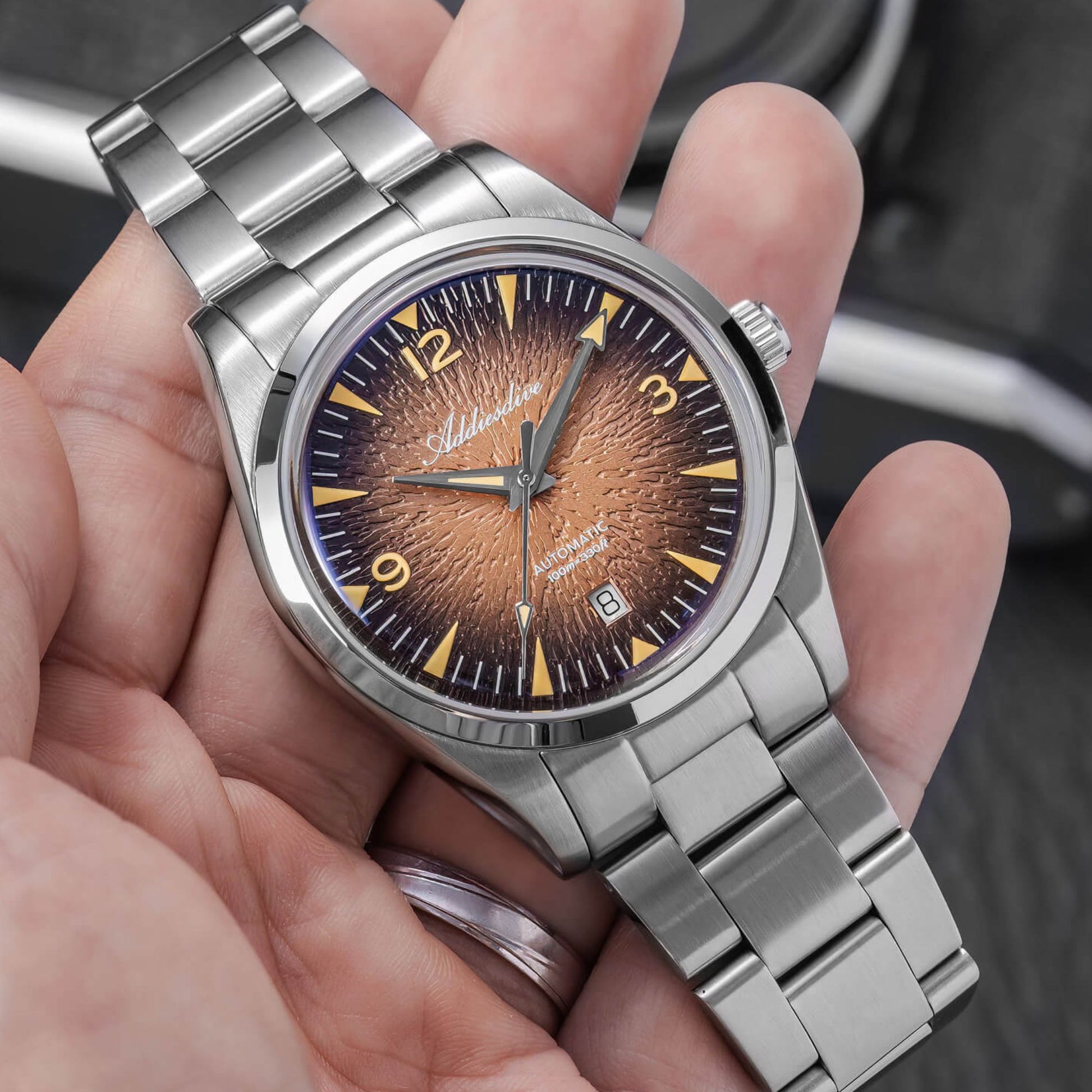 Addiesdive 39mm Breath of the Ocean Automatic 8215 Men Watch AD2508