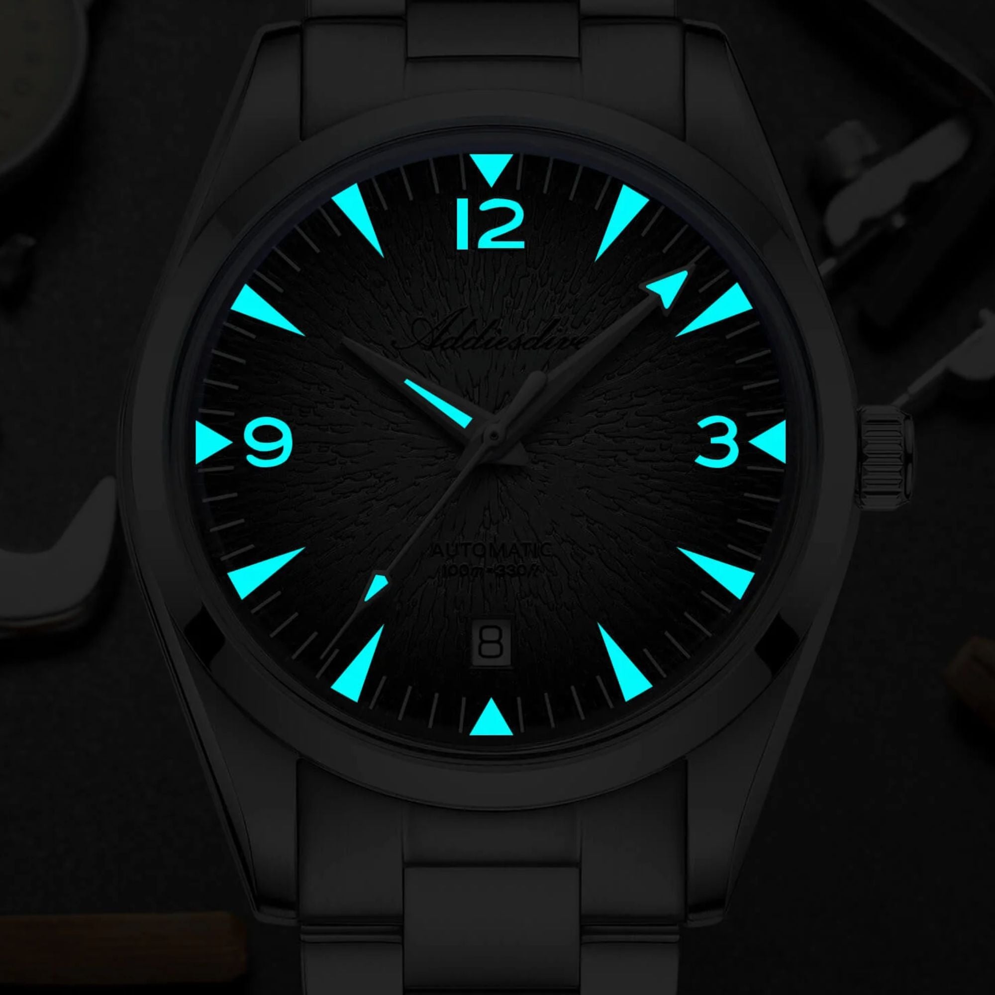 Addiesdive 39mm Breath of the Ocean Automatic 8215 Men Watch AD2508